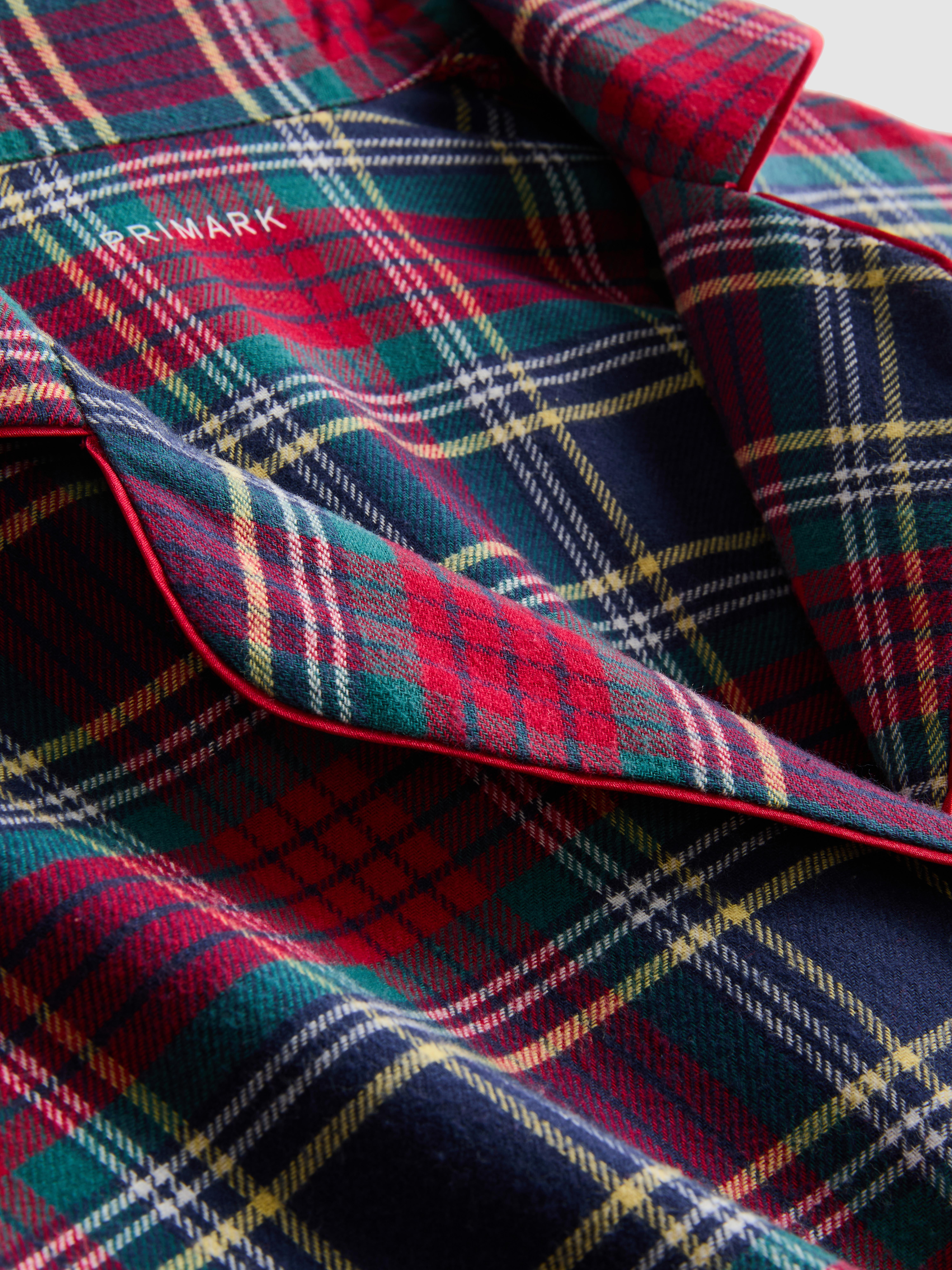 Pure Cotton Flannel Boyfriend Pajamas