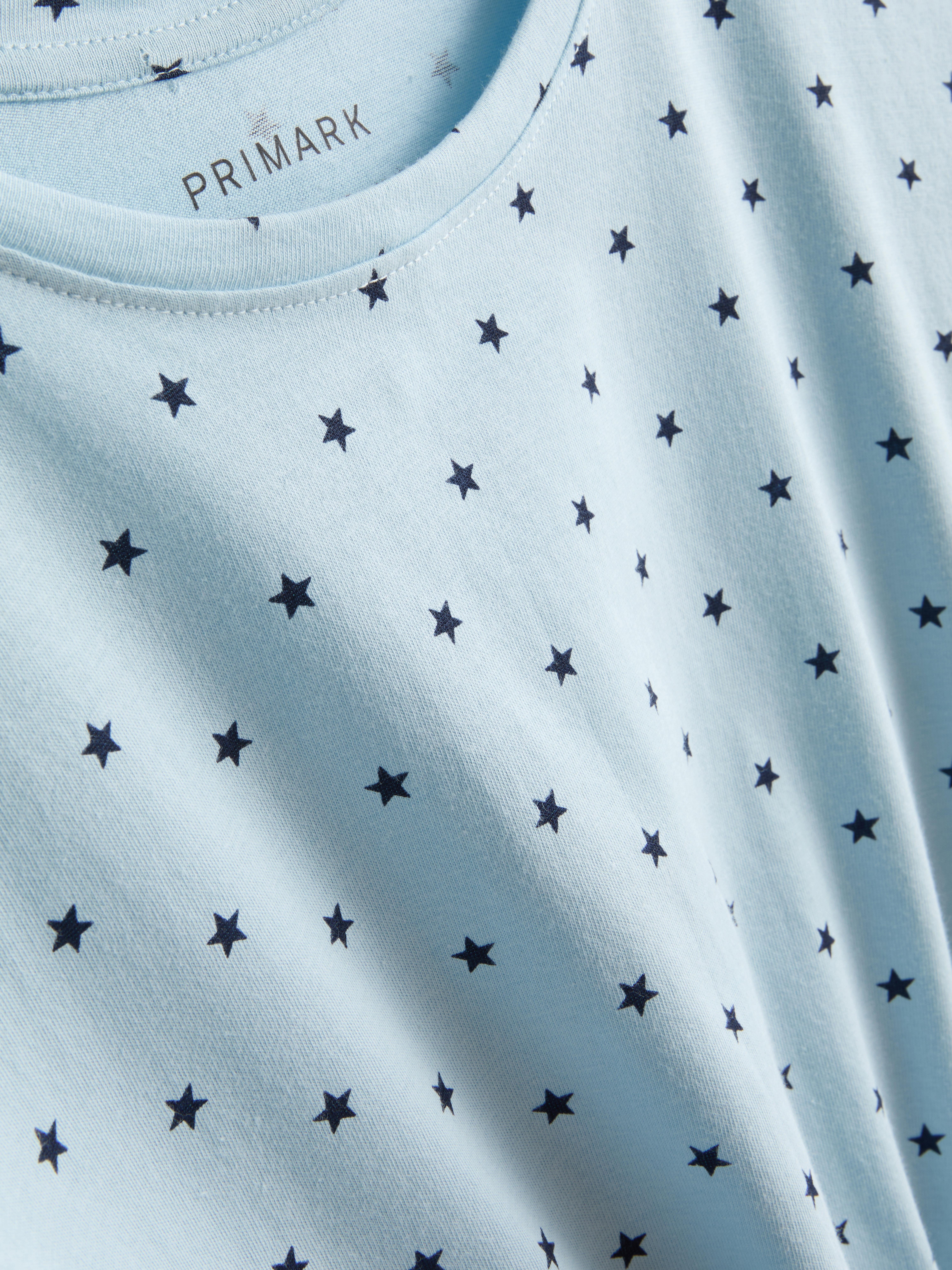 Pure Cotton Star Print Long Sleeve Pajamas