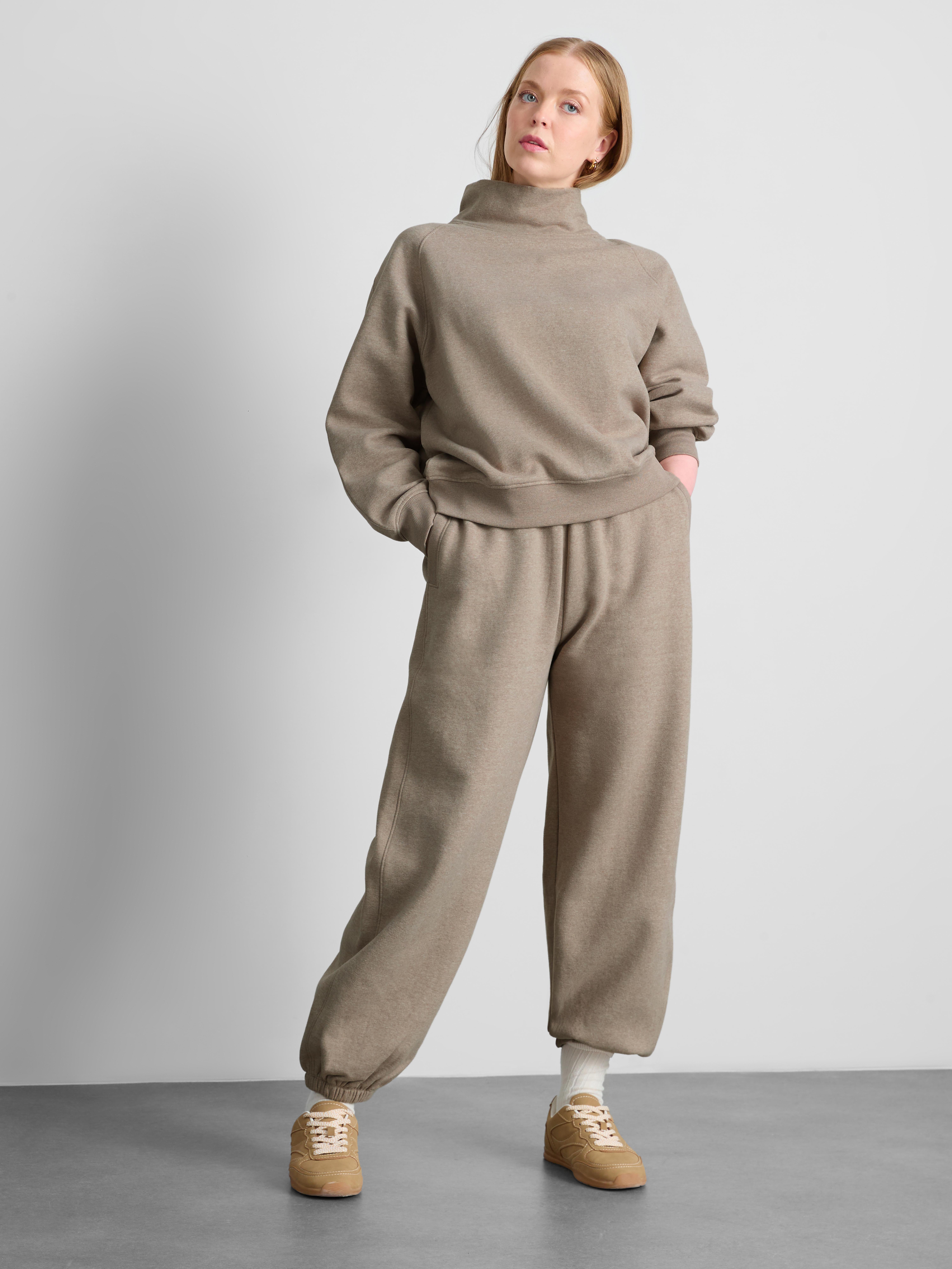Funnel Neck Sweatshirt
