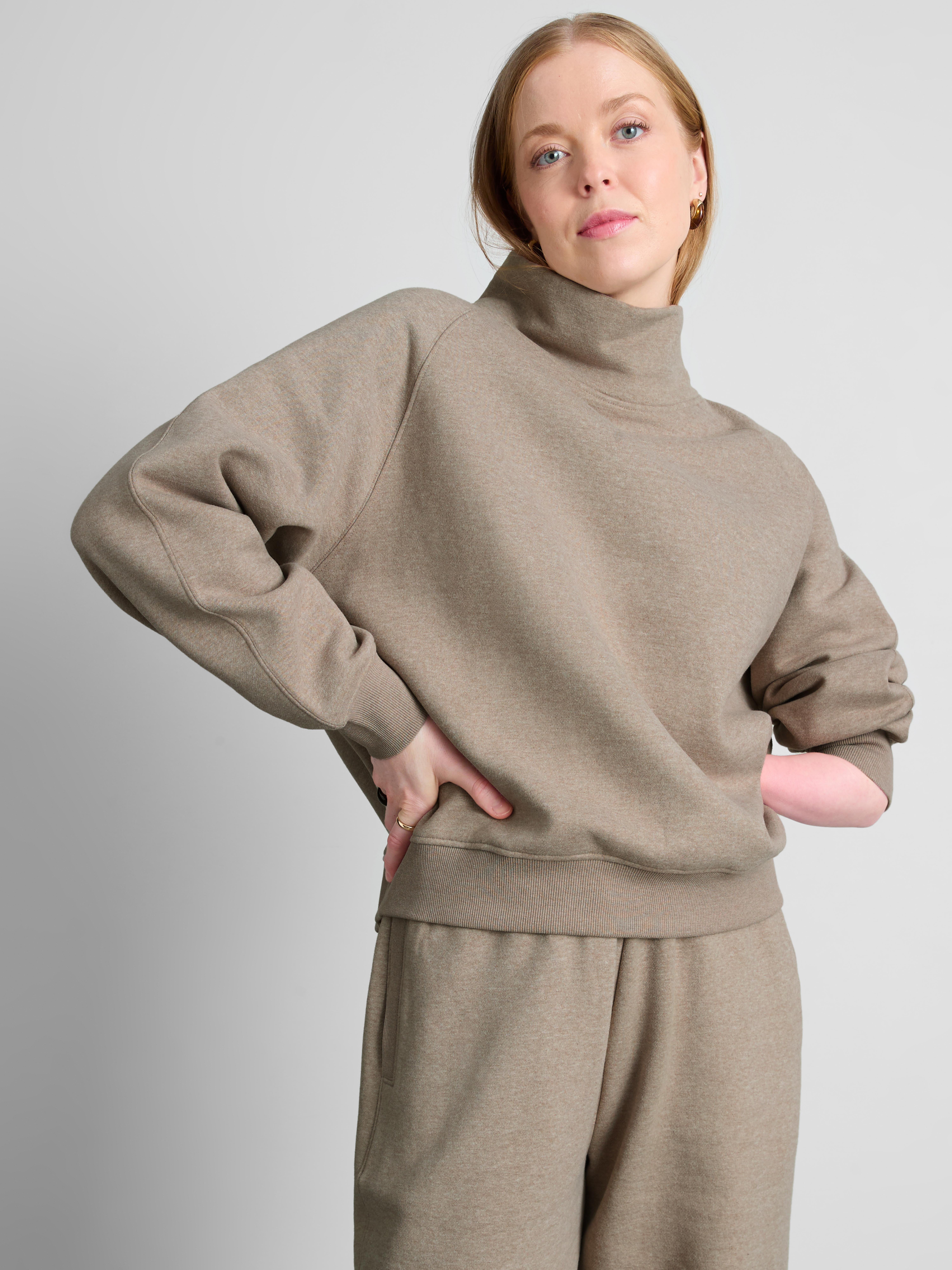 Funnel Neck Sweatshirt