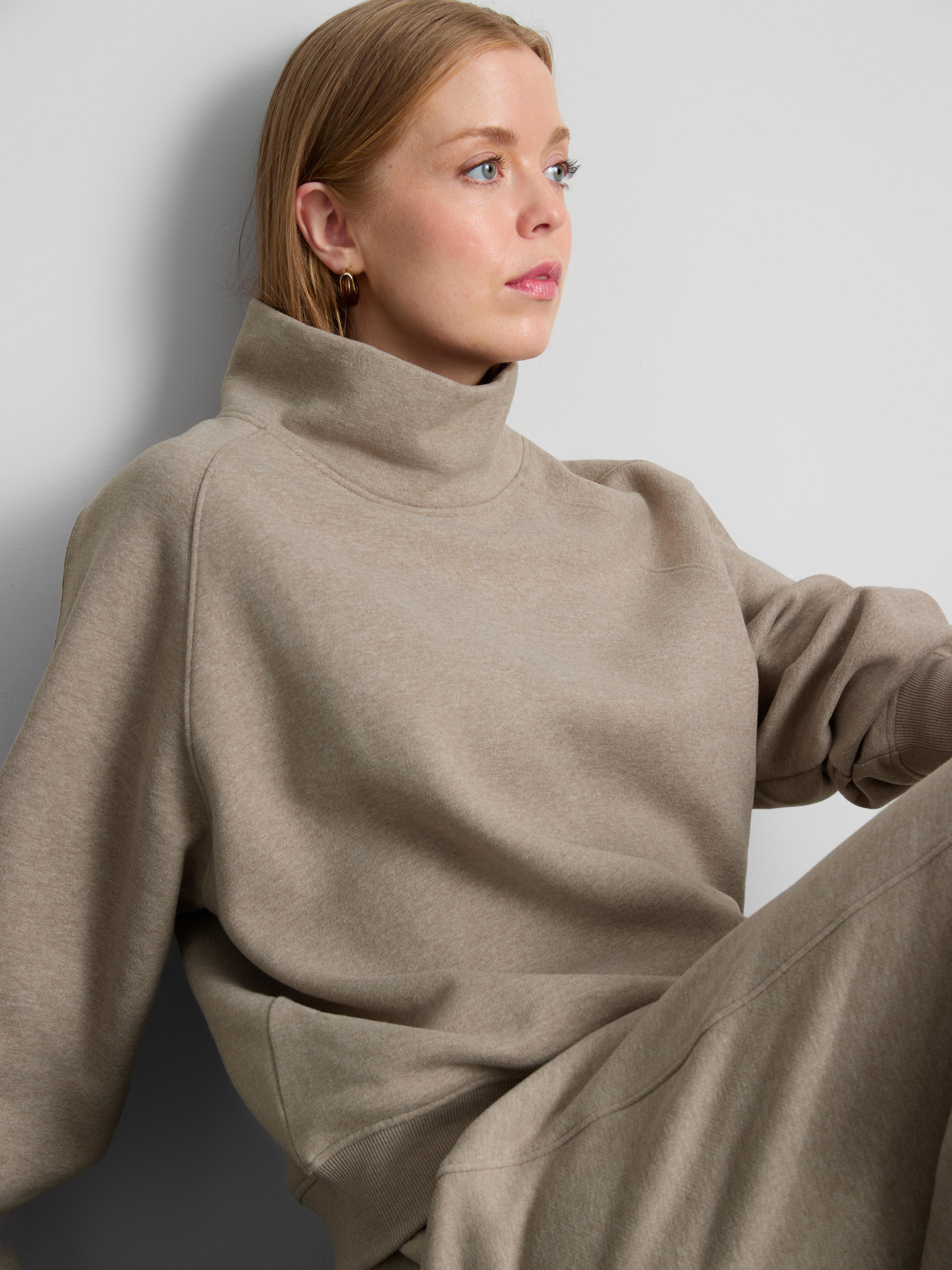 Funnel Neck Sweatshirt