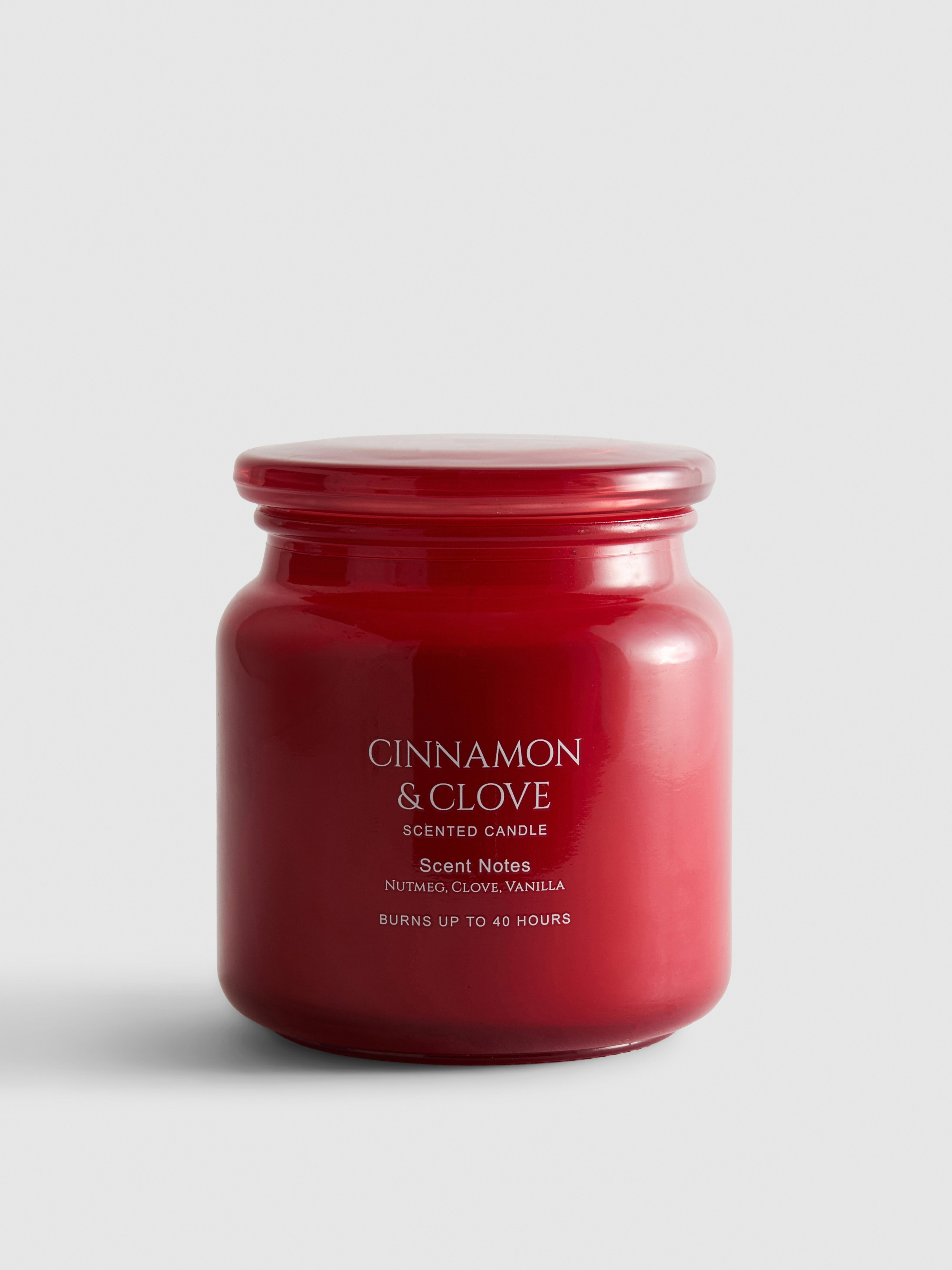 Lumânare parfumată cu aromă de scorțișoară și cuișoare