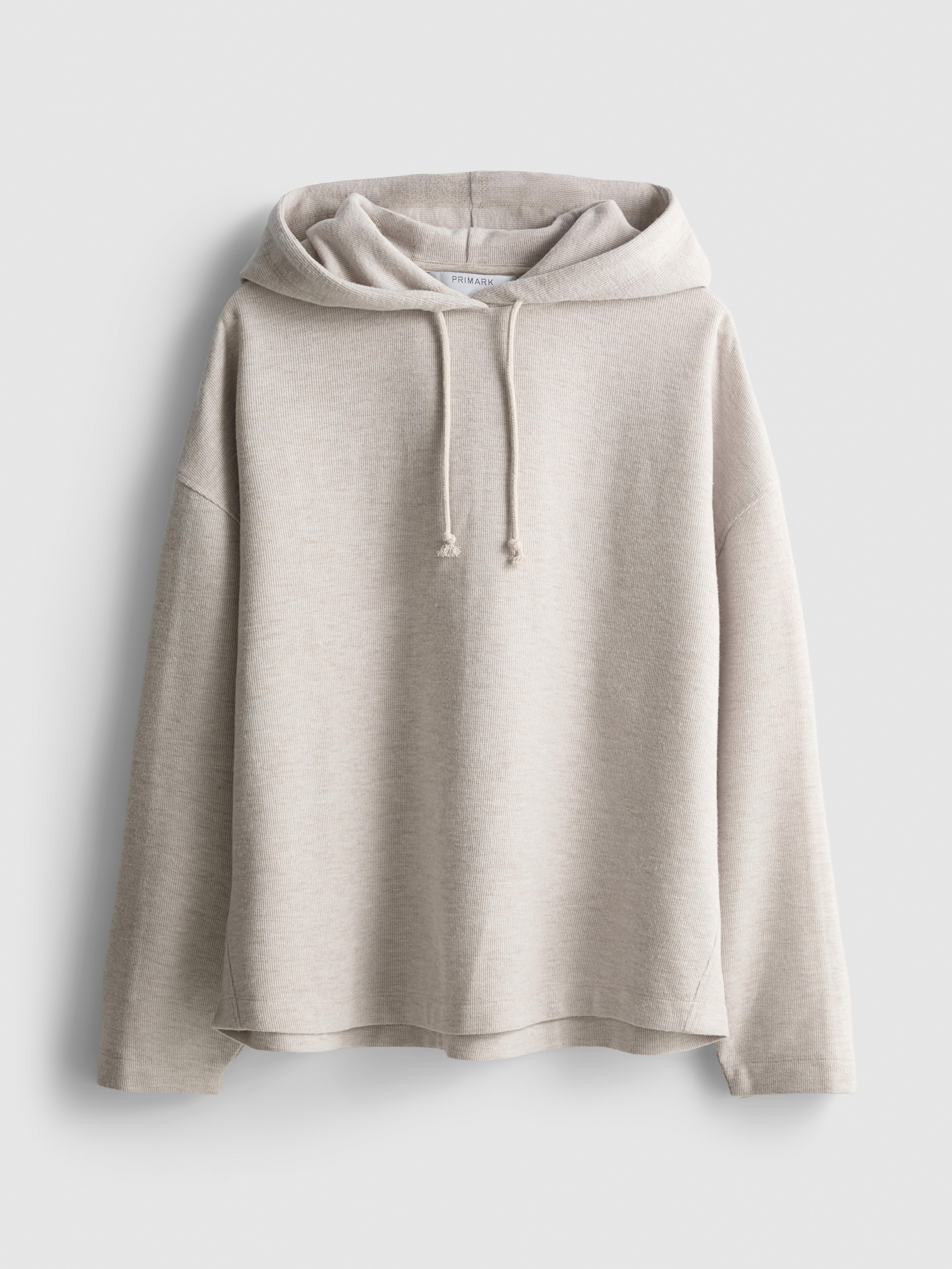Cotton-Blend Drawstring Hoodie