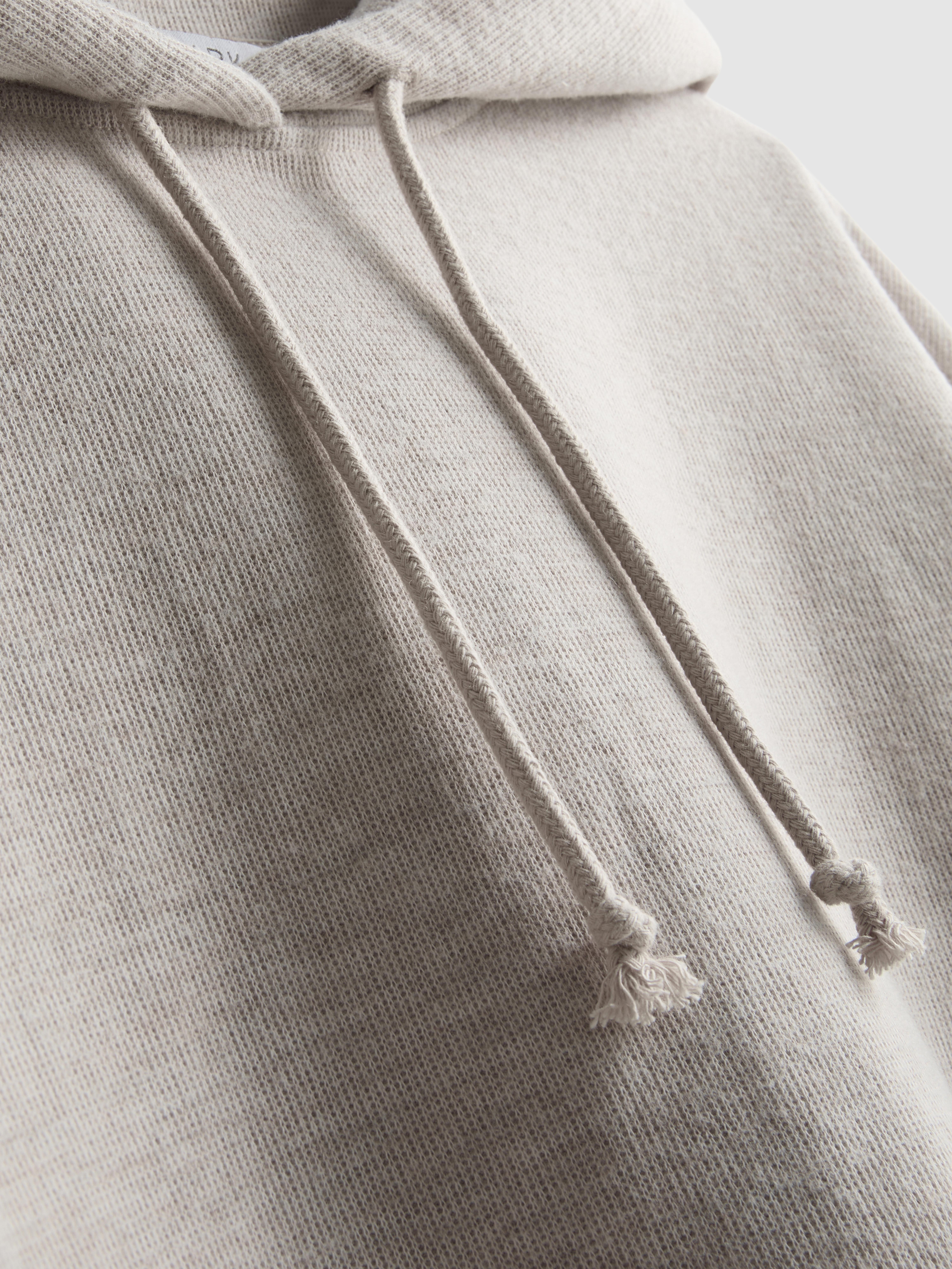 Cotton-Blend Drawstring Hoodie