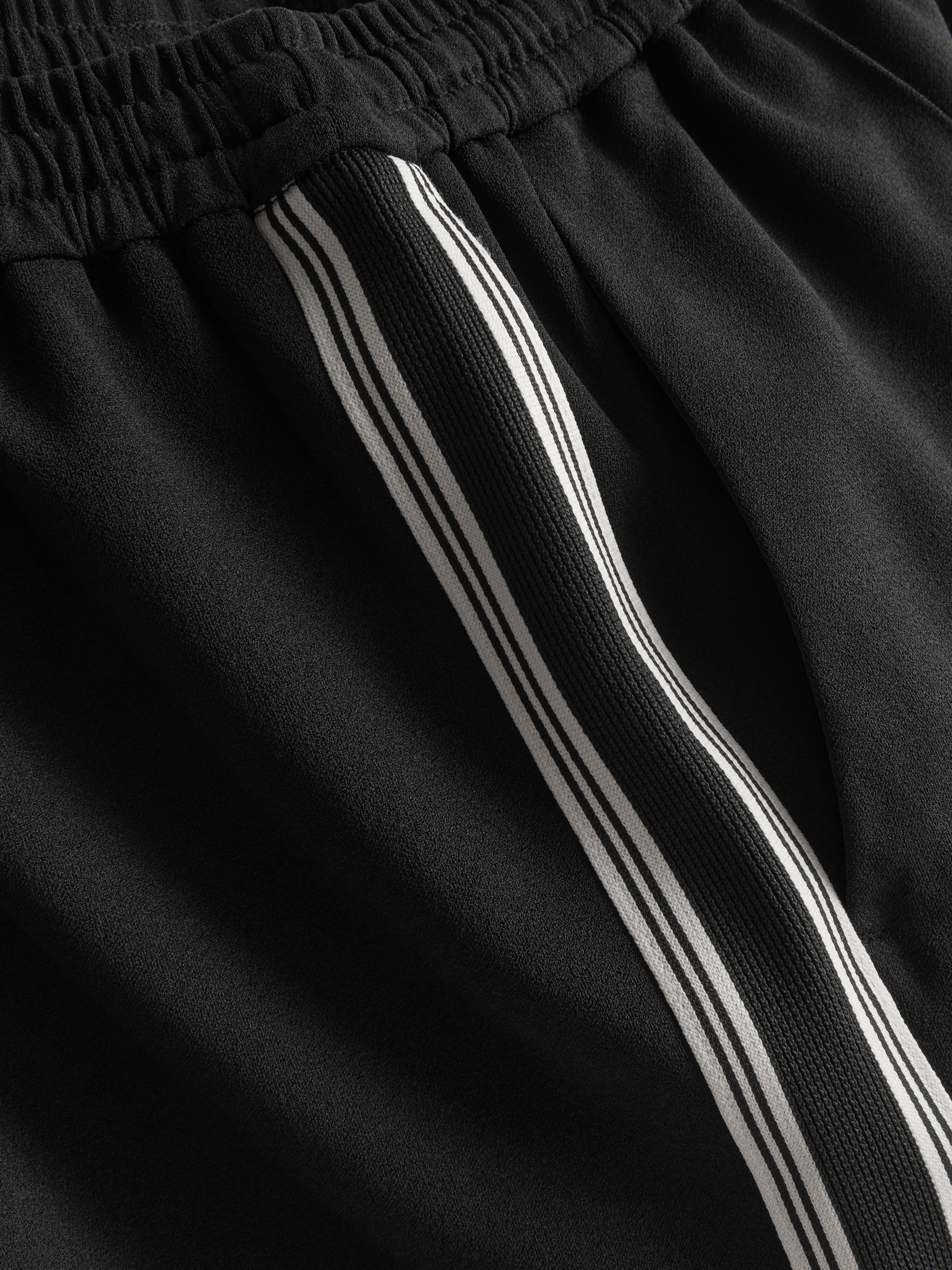 Wide Leg Side Stripe Joggers