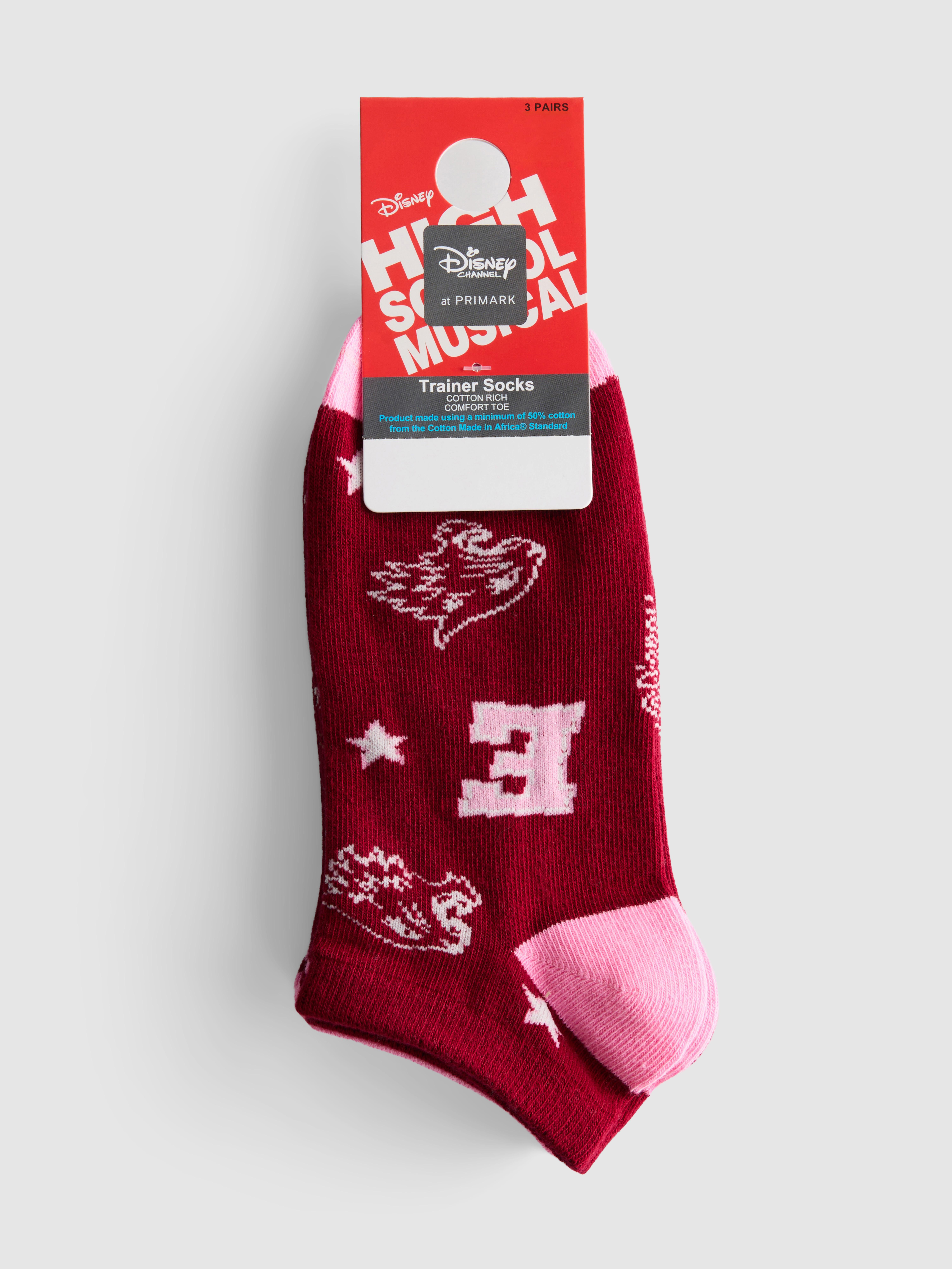 3pk Disney's High School Musical Sneaker Socks