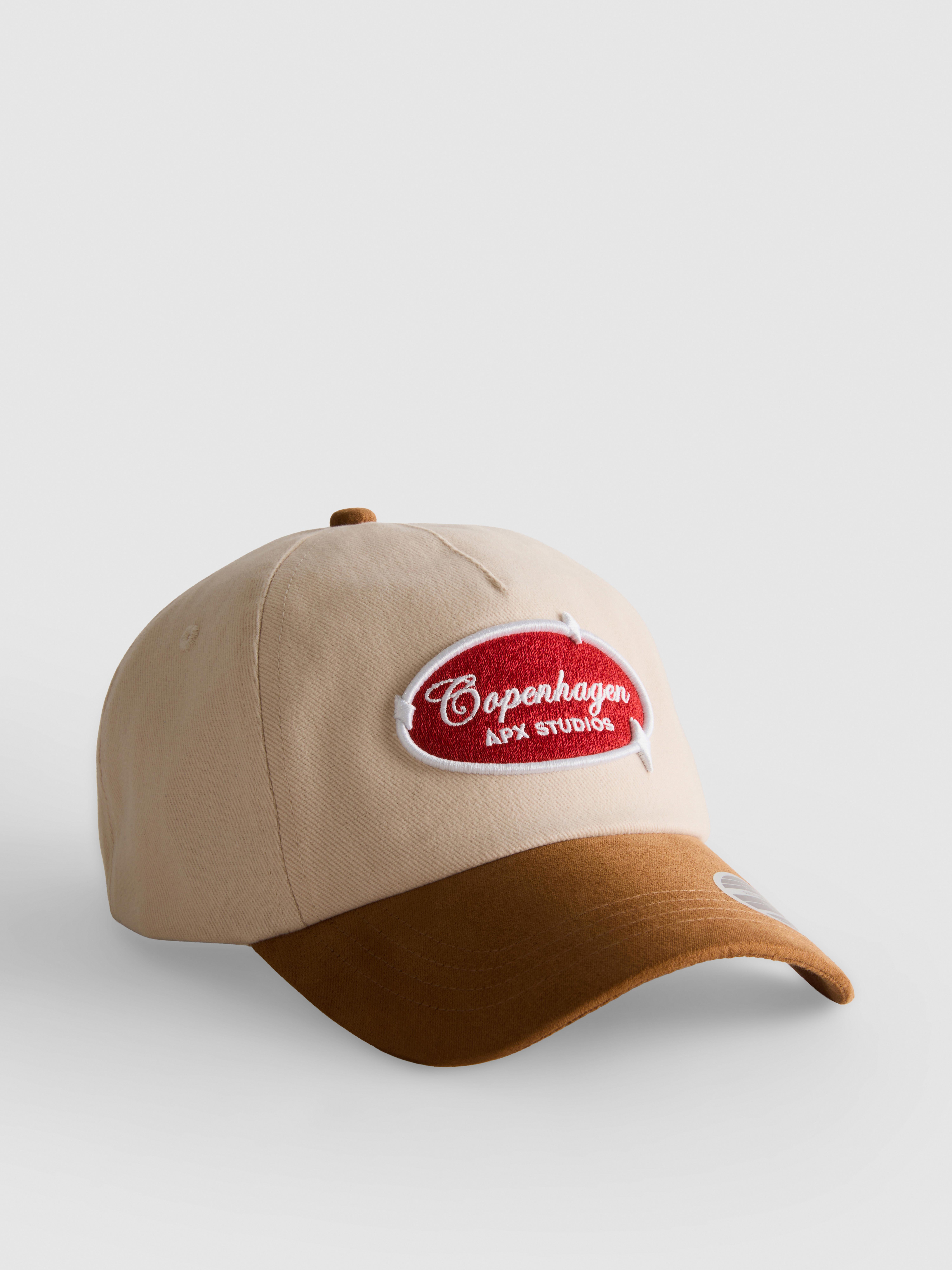 Mens Ecru Embroidered Baseball Cap | Primark