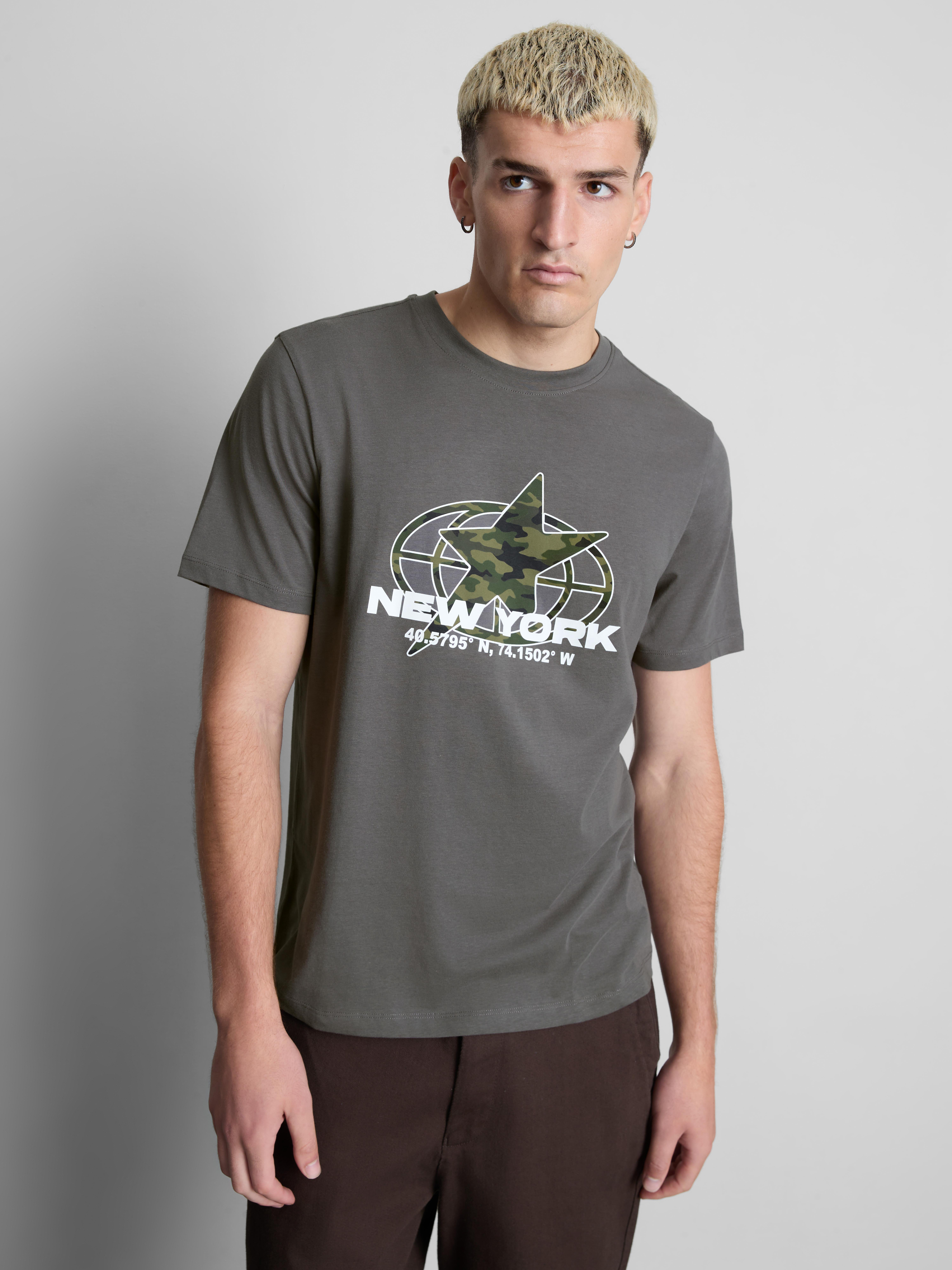 T-shirt van puur katoen New York