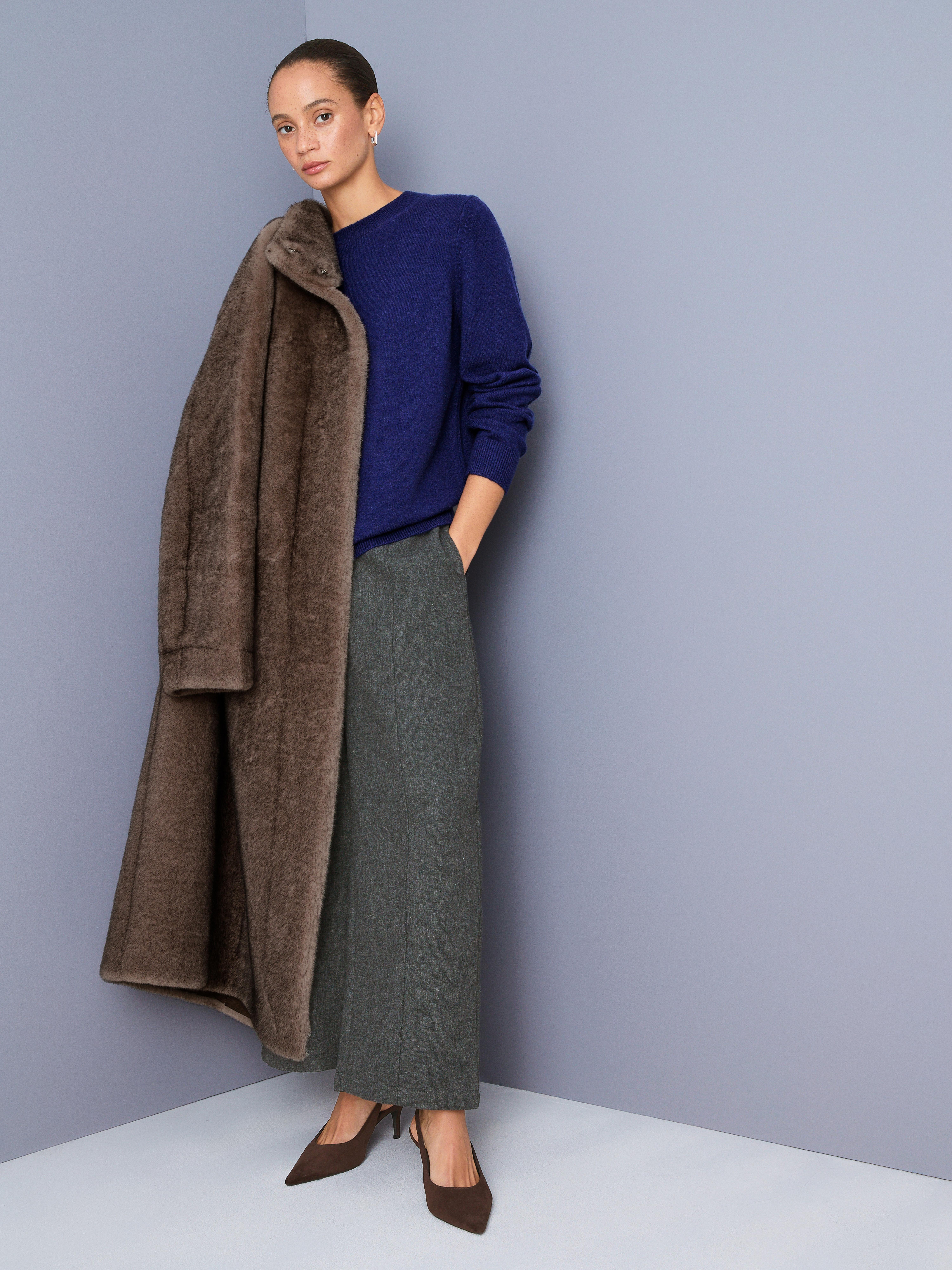 The Edit Wool Blend Knitted Sweater