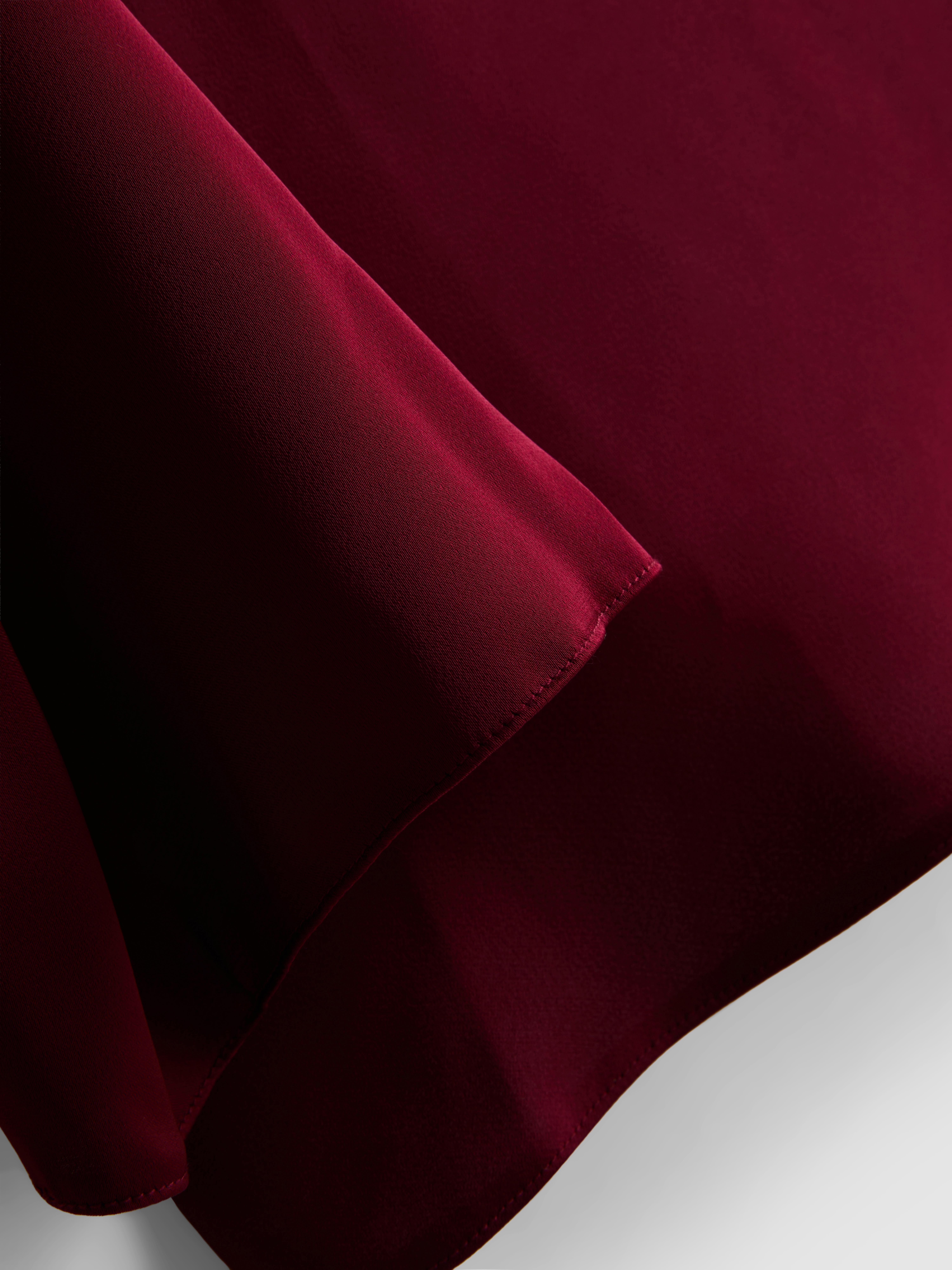 Satin Cowl Neck Blouse