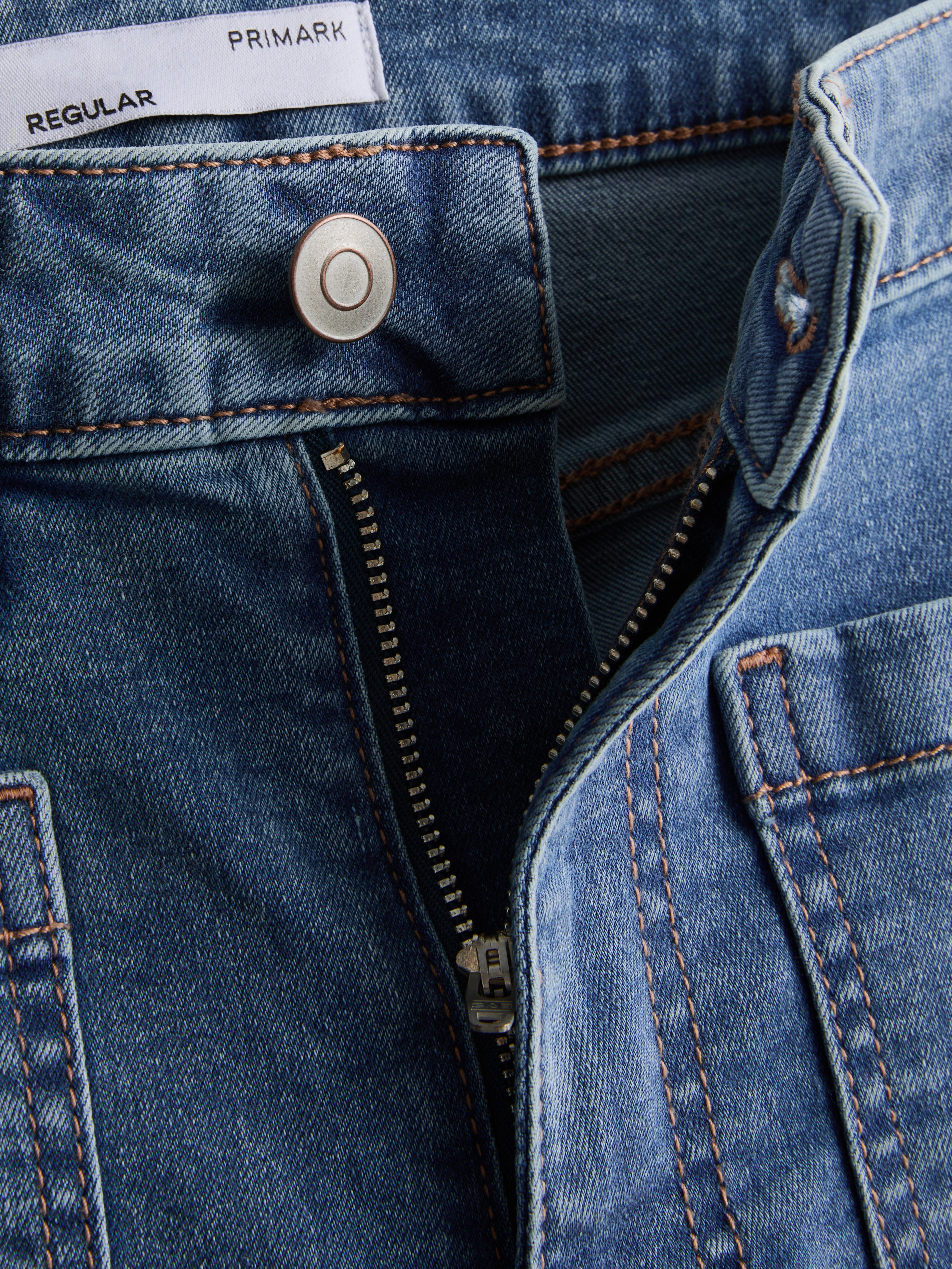 Cotton-Rich Denim Patch-Pocket Flared Jeans