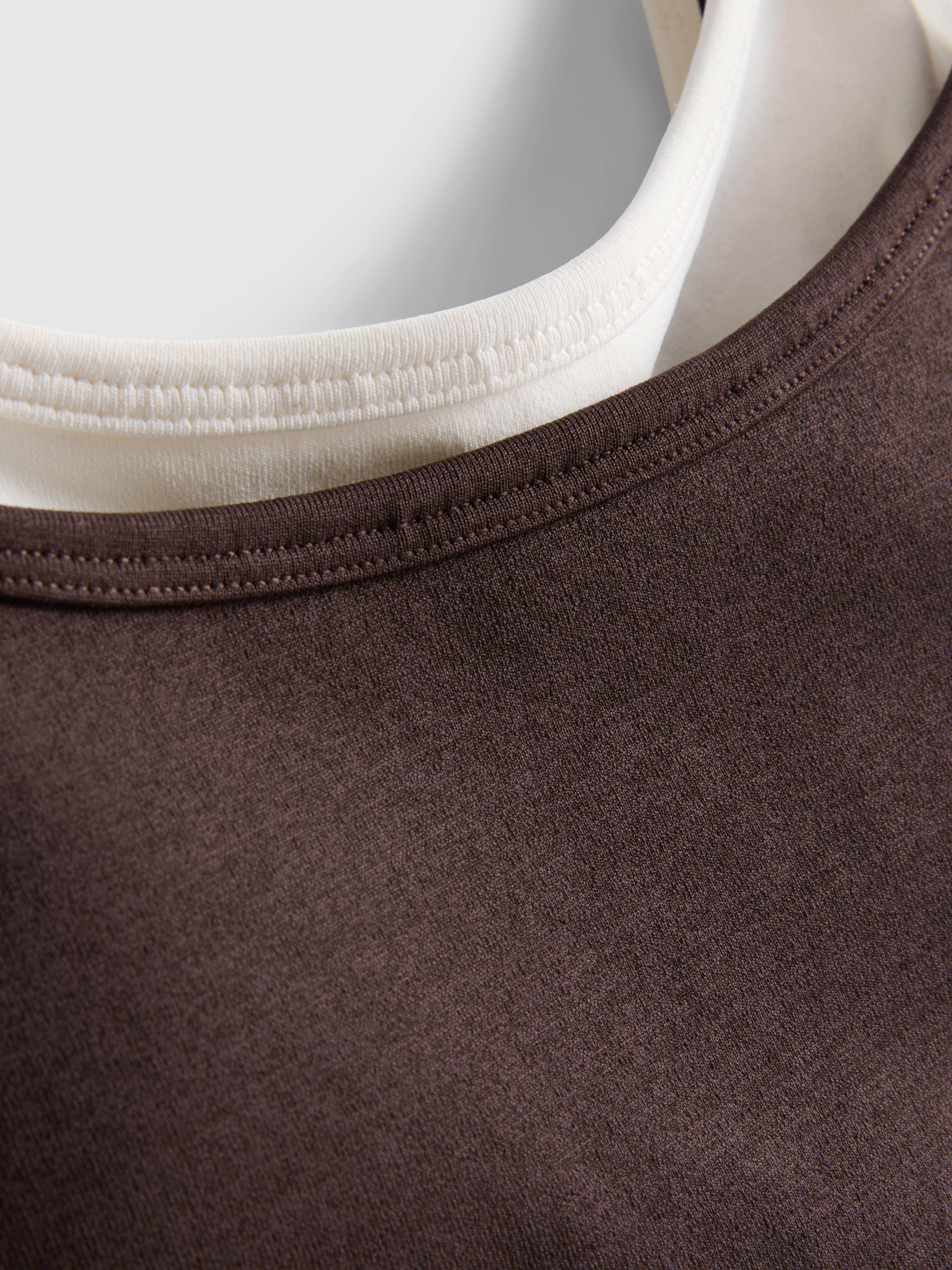 Double Layered Seamless Crop Top