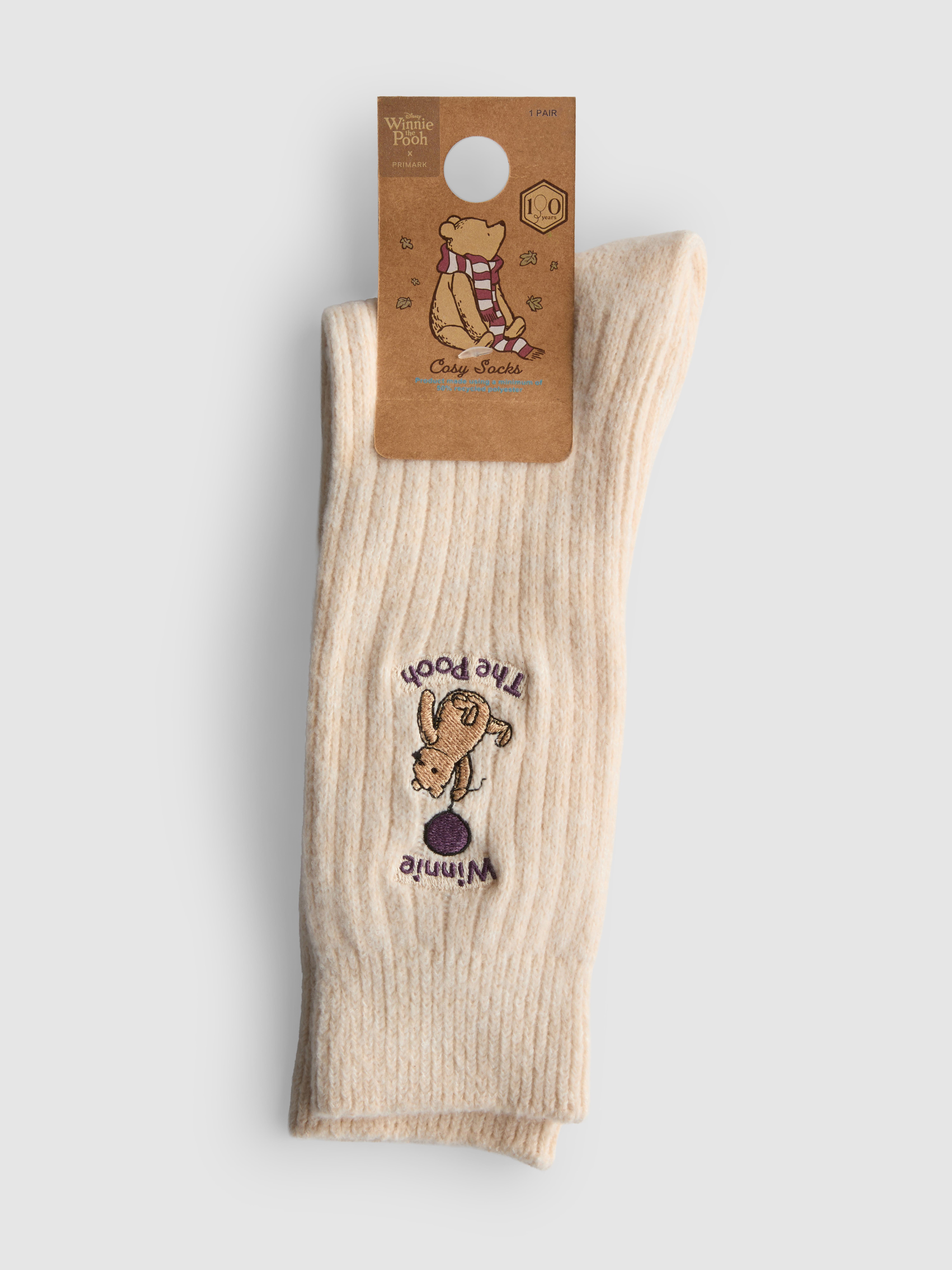 Disney Winnie The Pooh Ribbed Socks