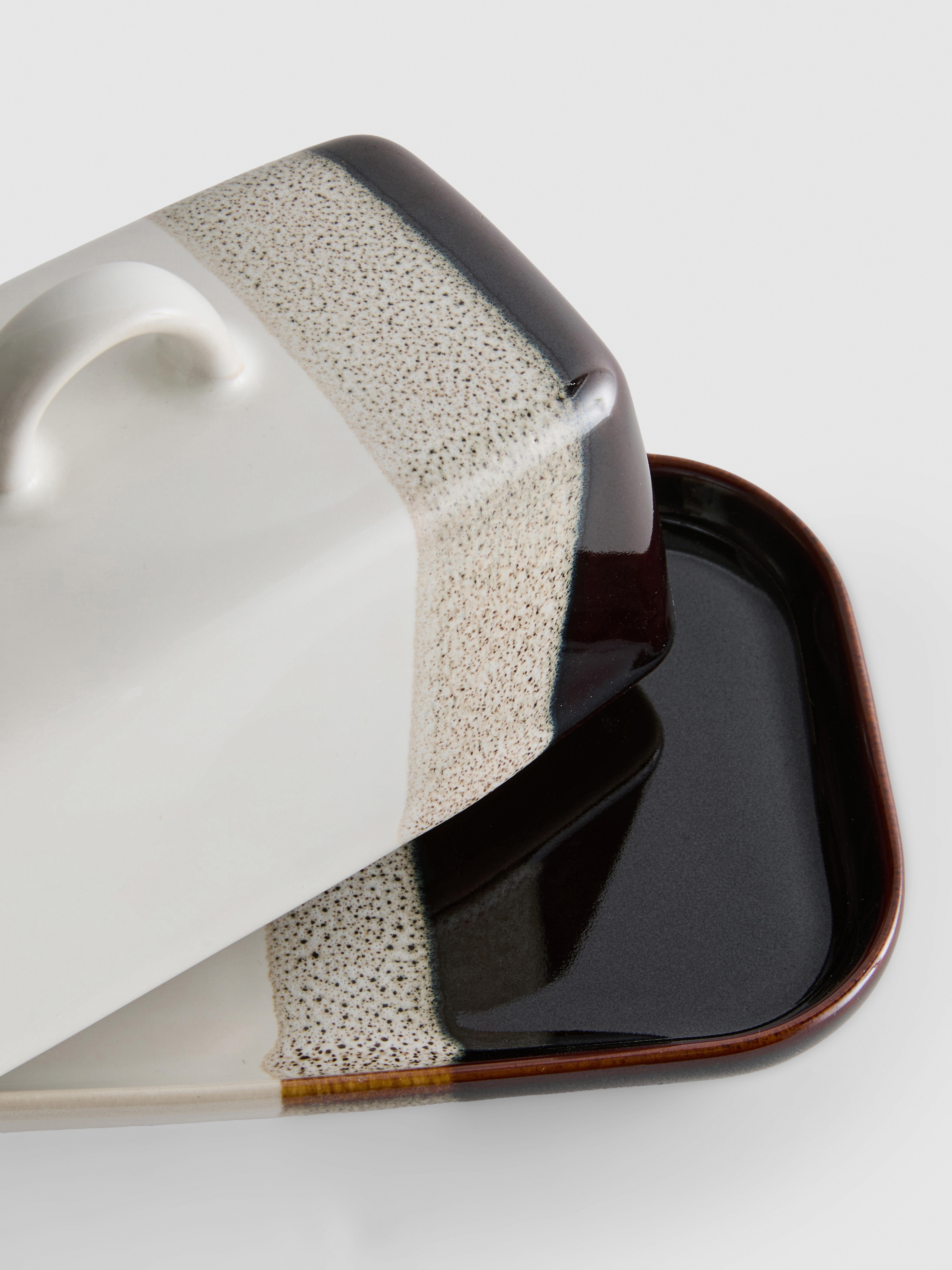Reactive Glaze Butter Dish