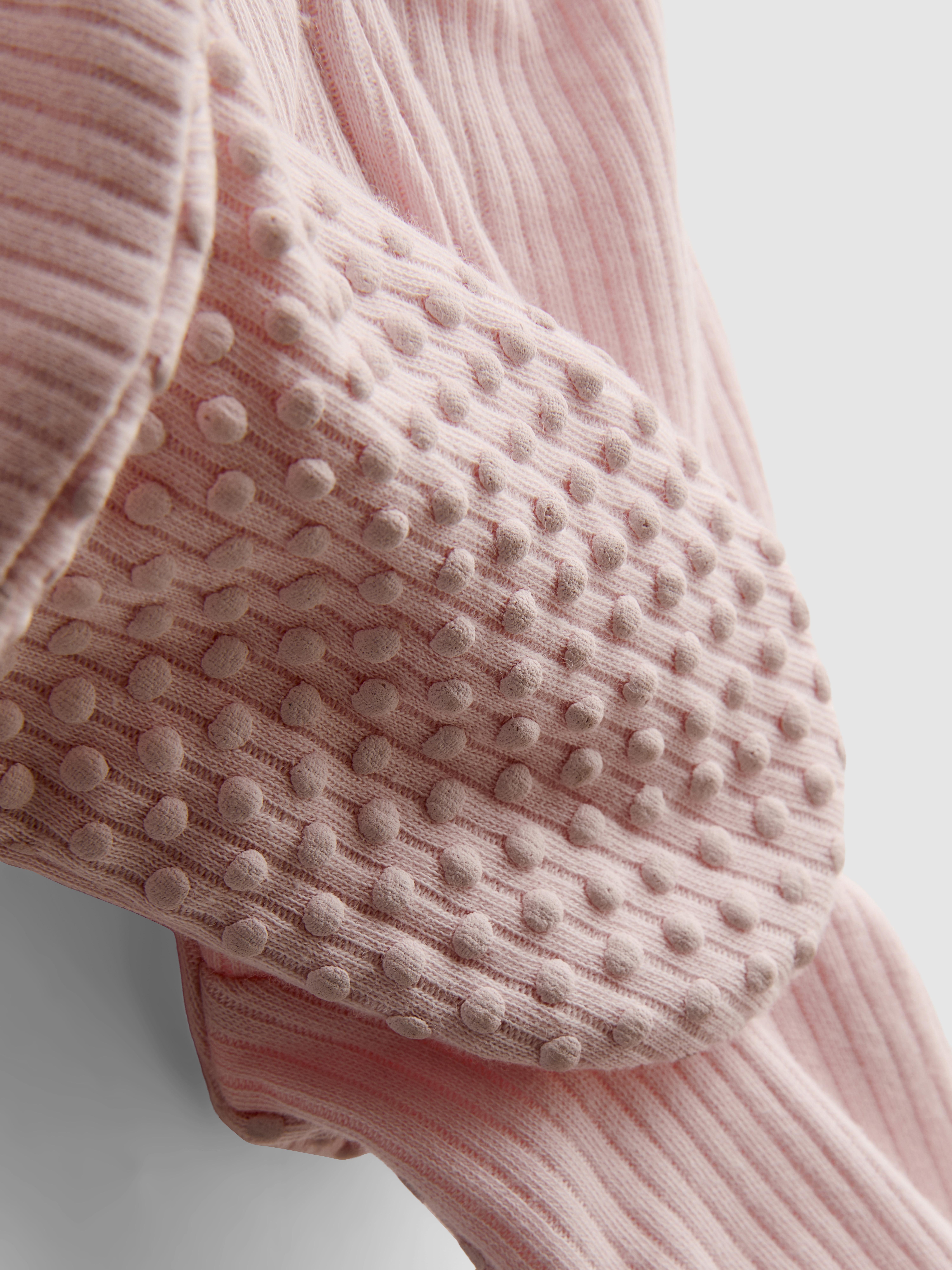 0-24mths | 3pk Ribbed Zip-Up Pajama Onesies