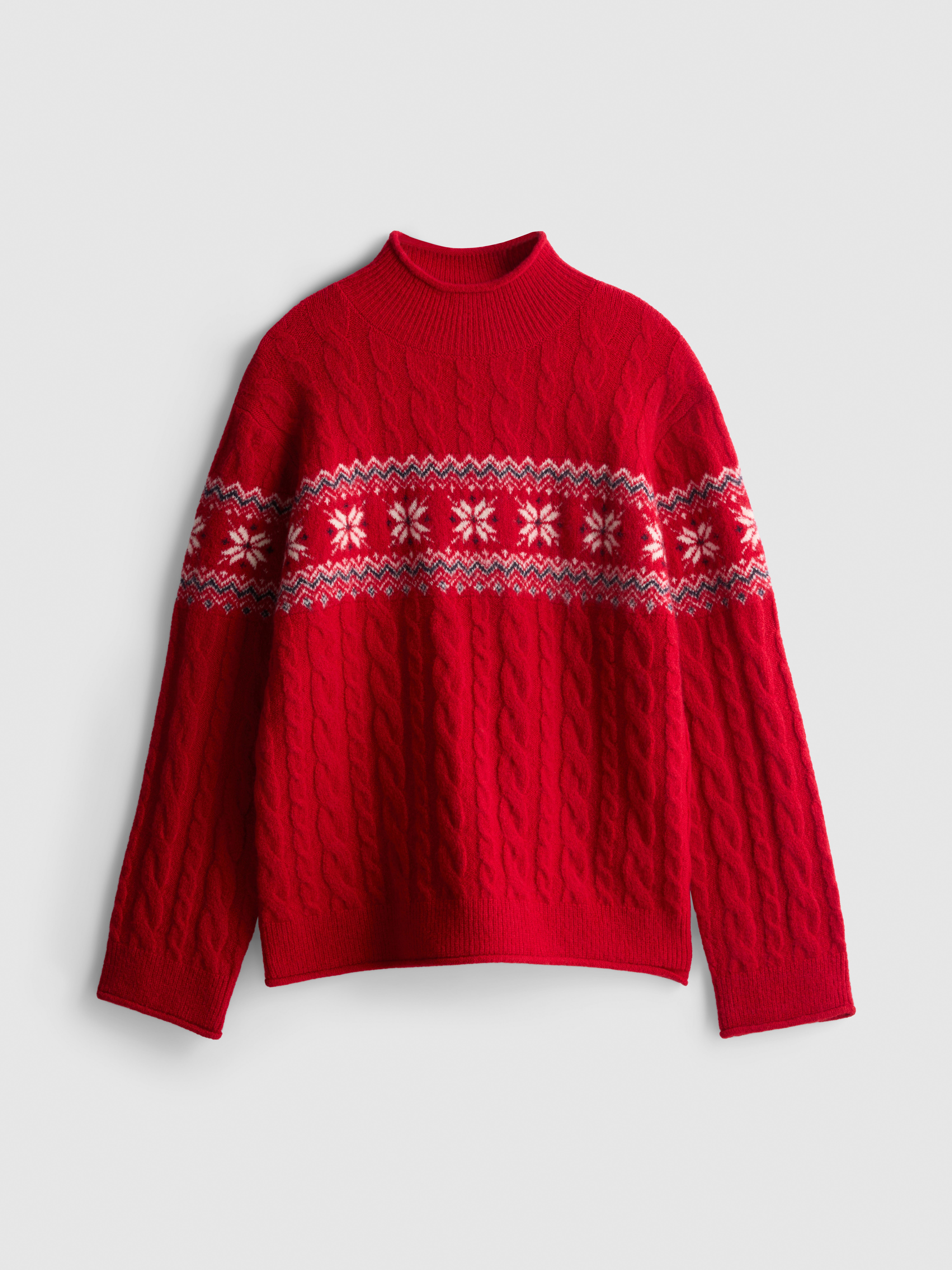 Women's Twinning Family Cable Knit Christmas Sweater