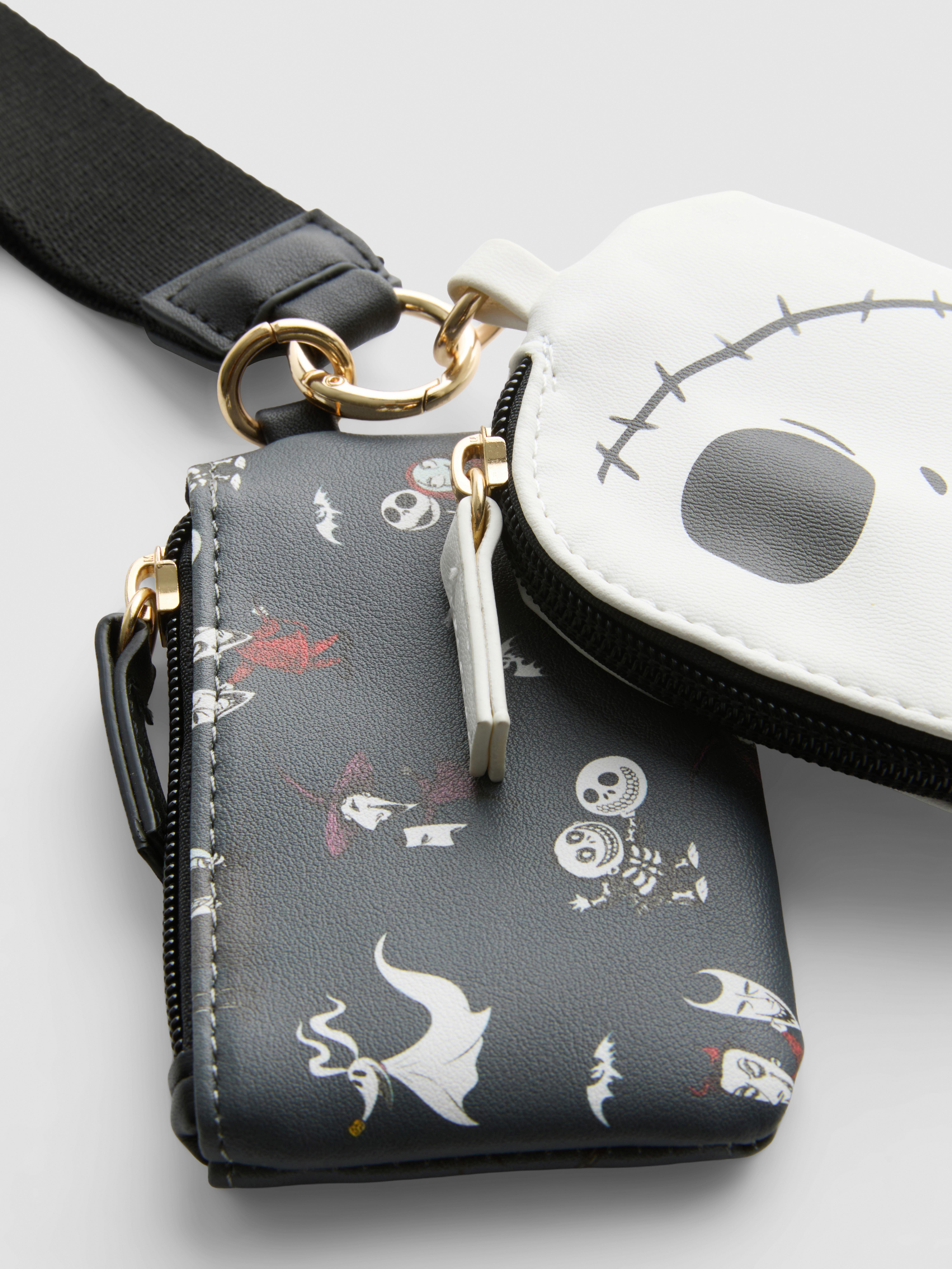 Disney Tim Burton's The Nightmare Before Christmas Double Pouch Wristlet