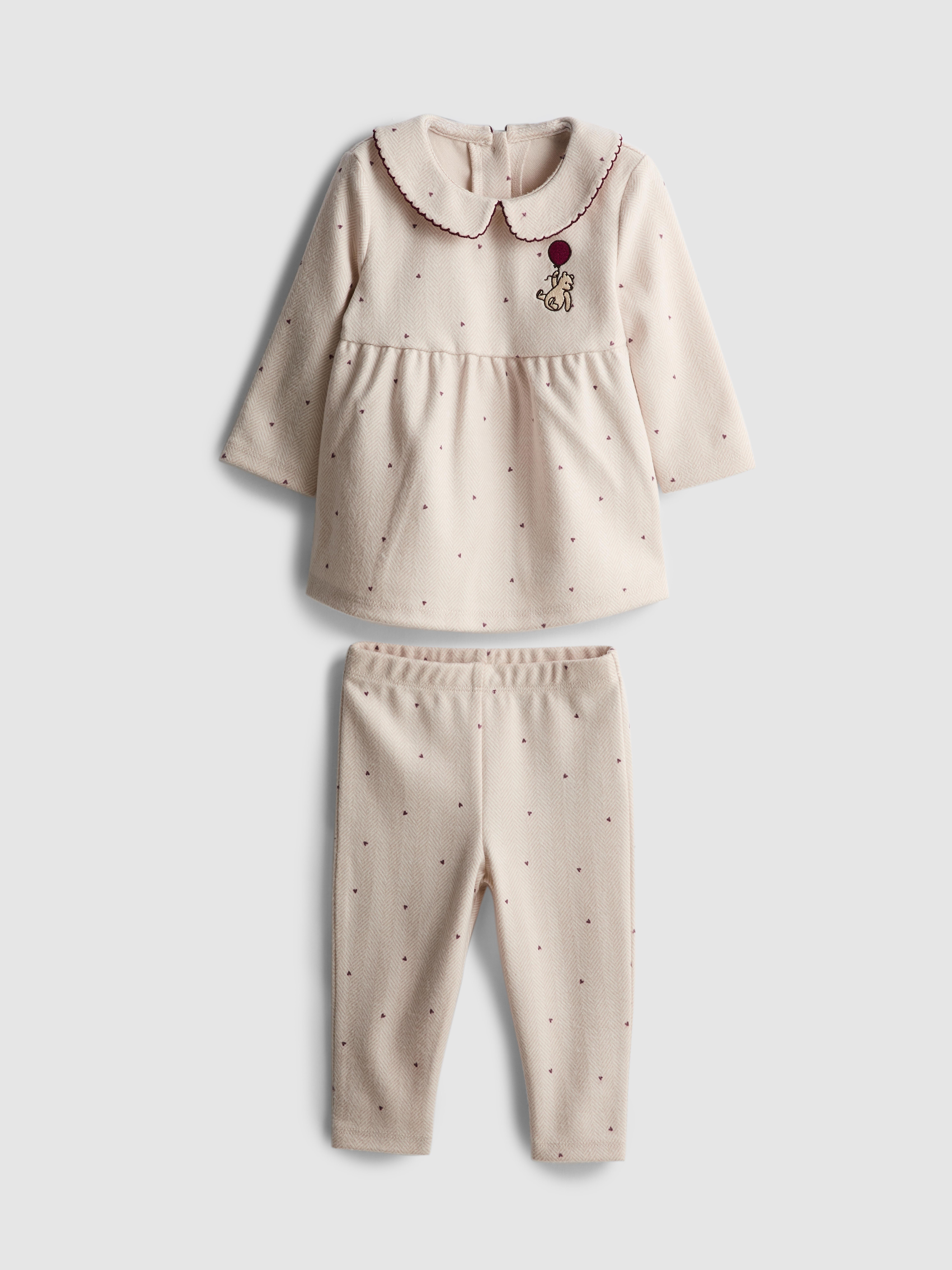 0-18mths | Disney’s Winnie the Pooh Blouse and Leggings Newborn Set