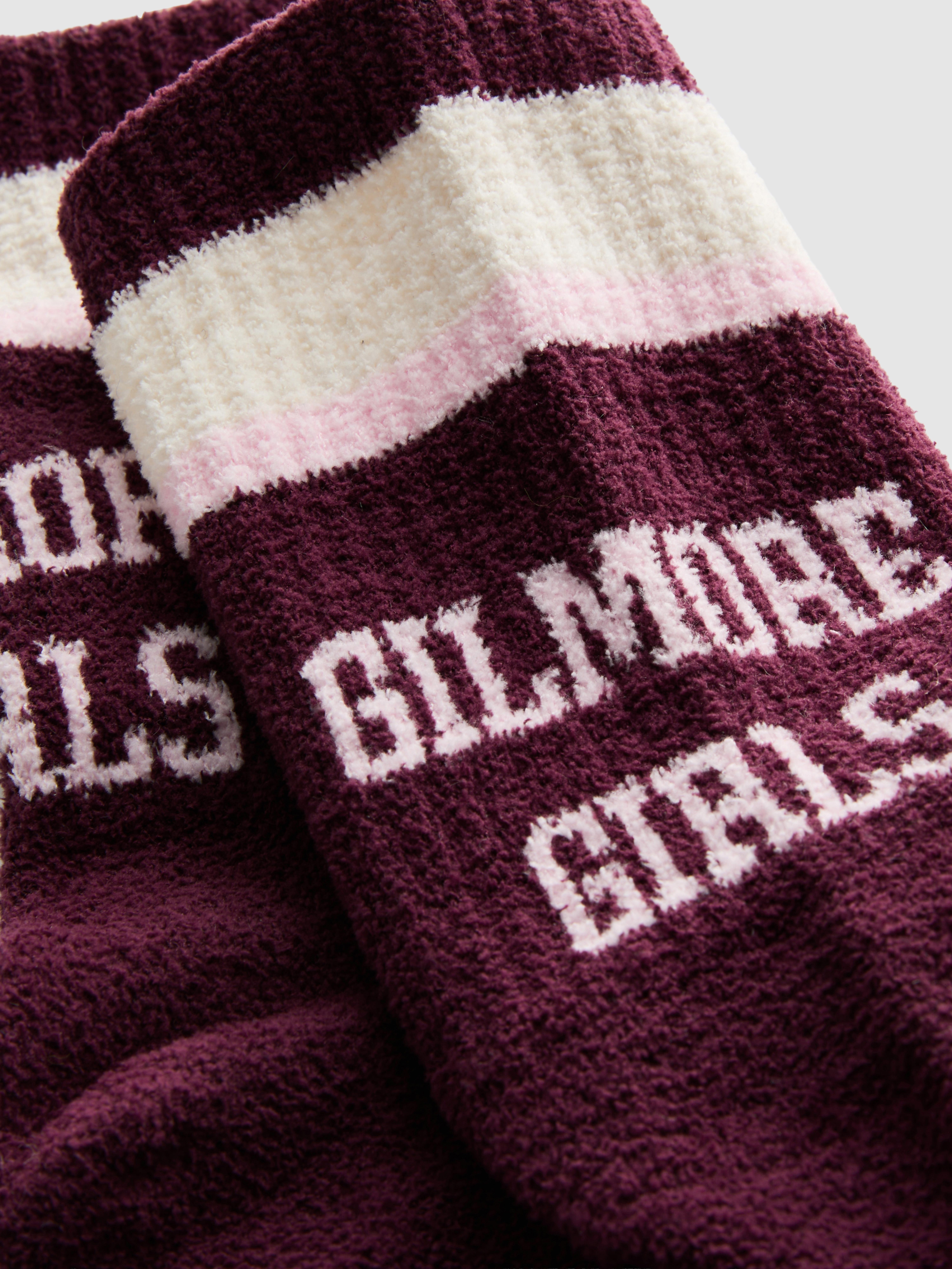 1 par meias cano médio confortáveis Gilmore Girls
