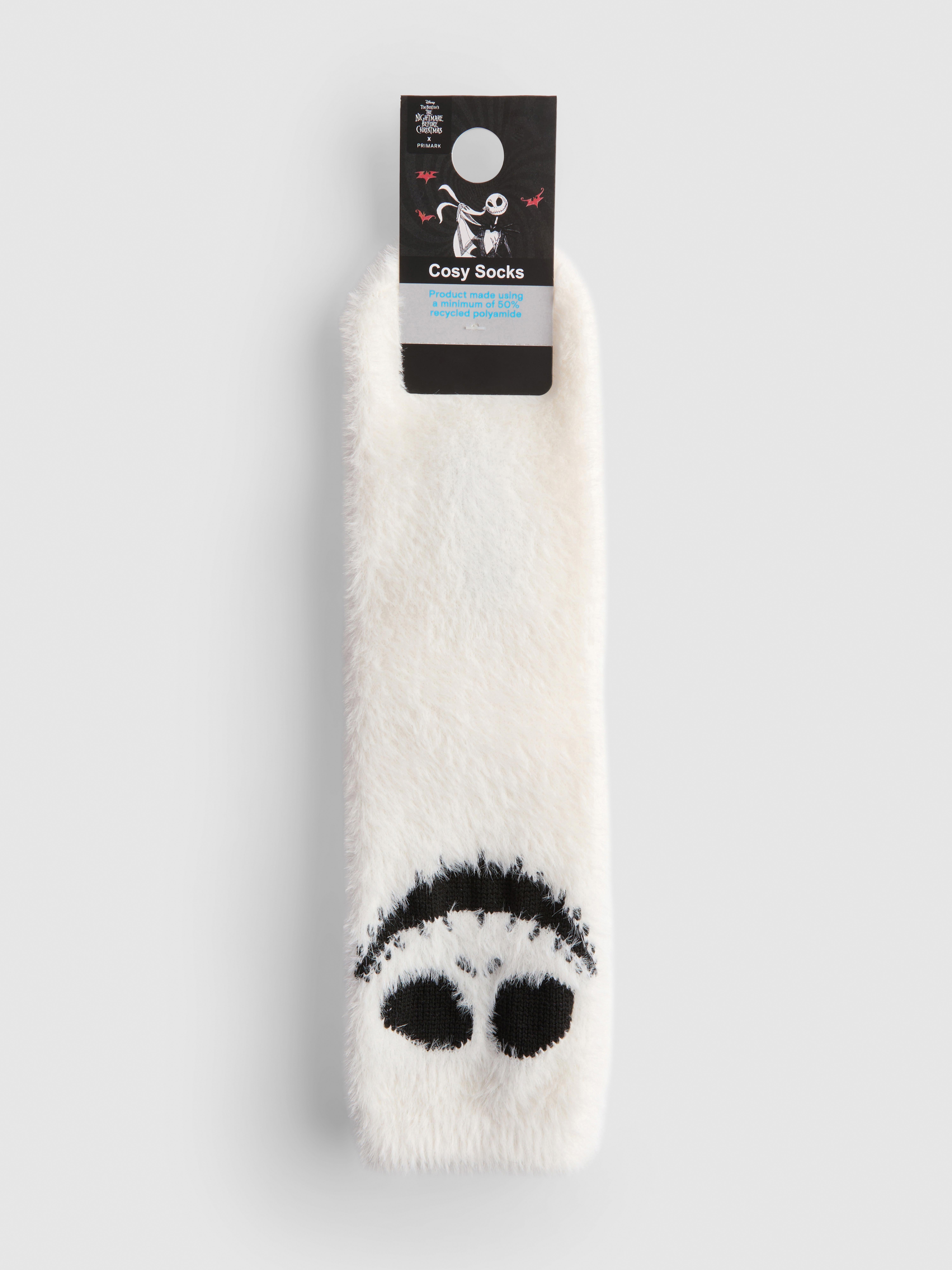 1pk Disney Tim Burton's The Nightmare Before Christmas Cozy Socks