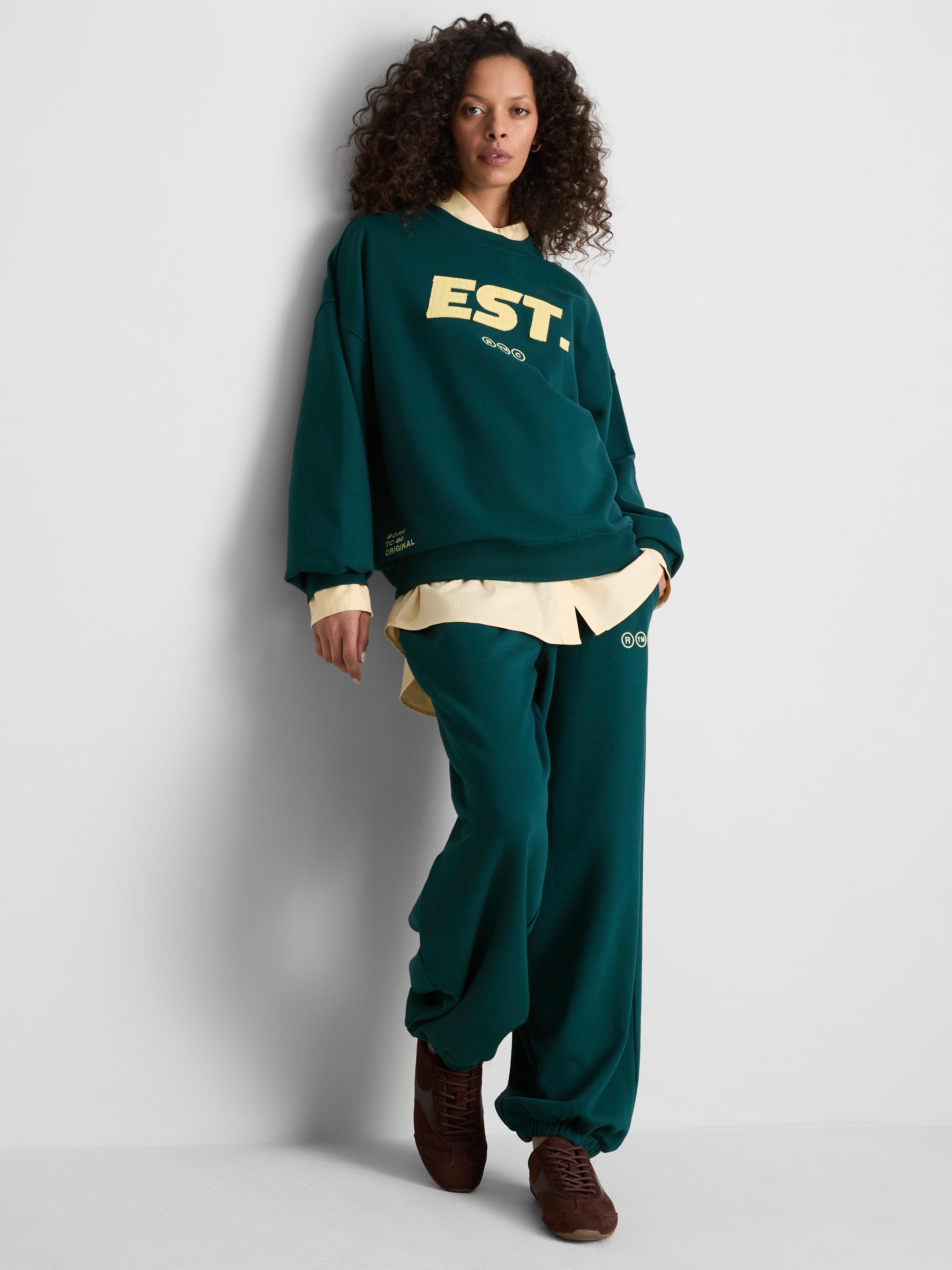 Cotton-Rich Cuffed Embroidered Joggers