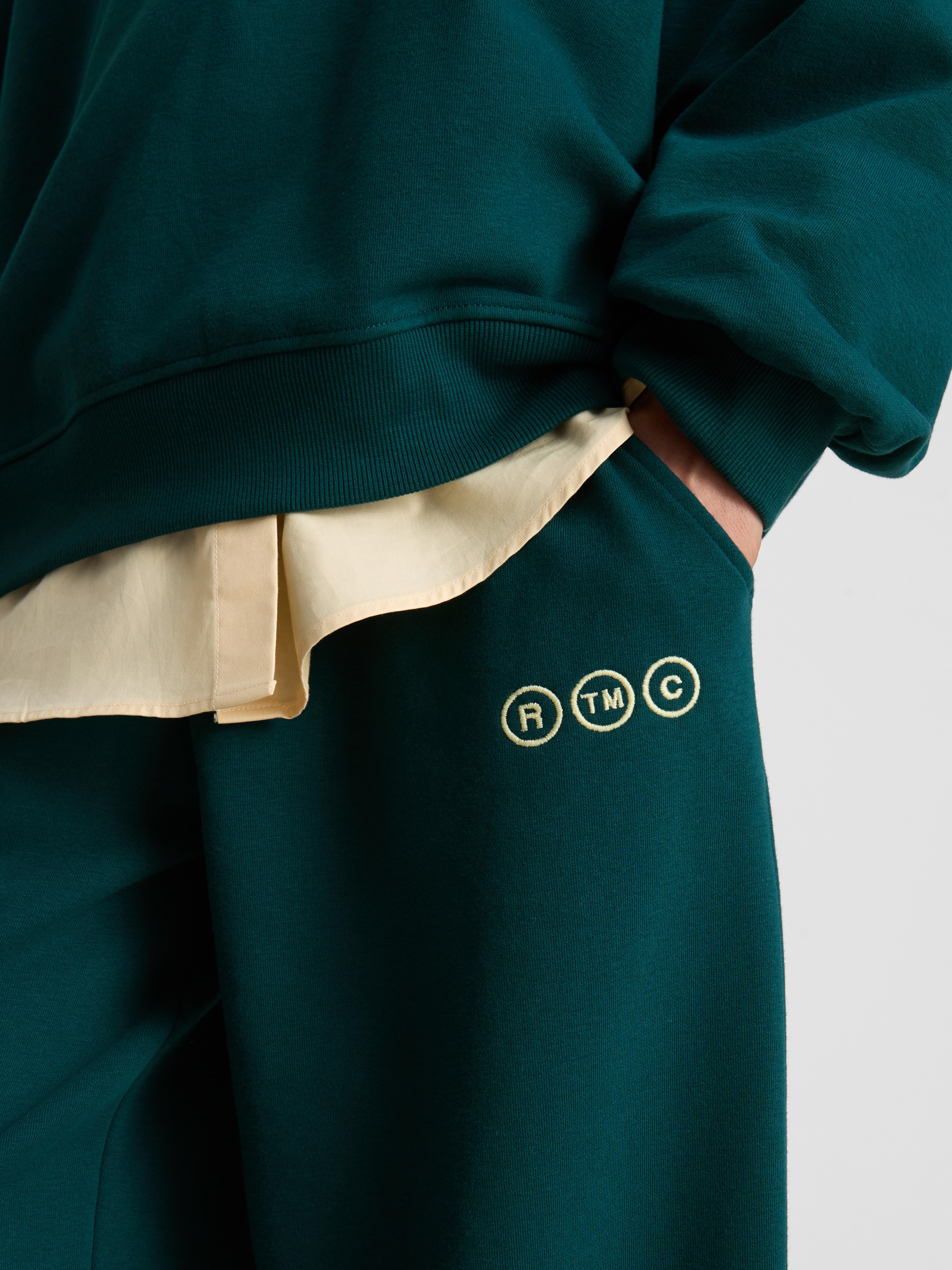 Cotton-Rich Cuffed Embroidered Joggers