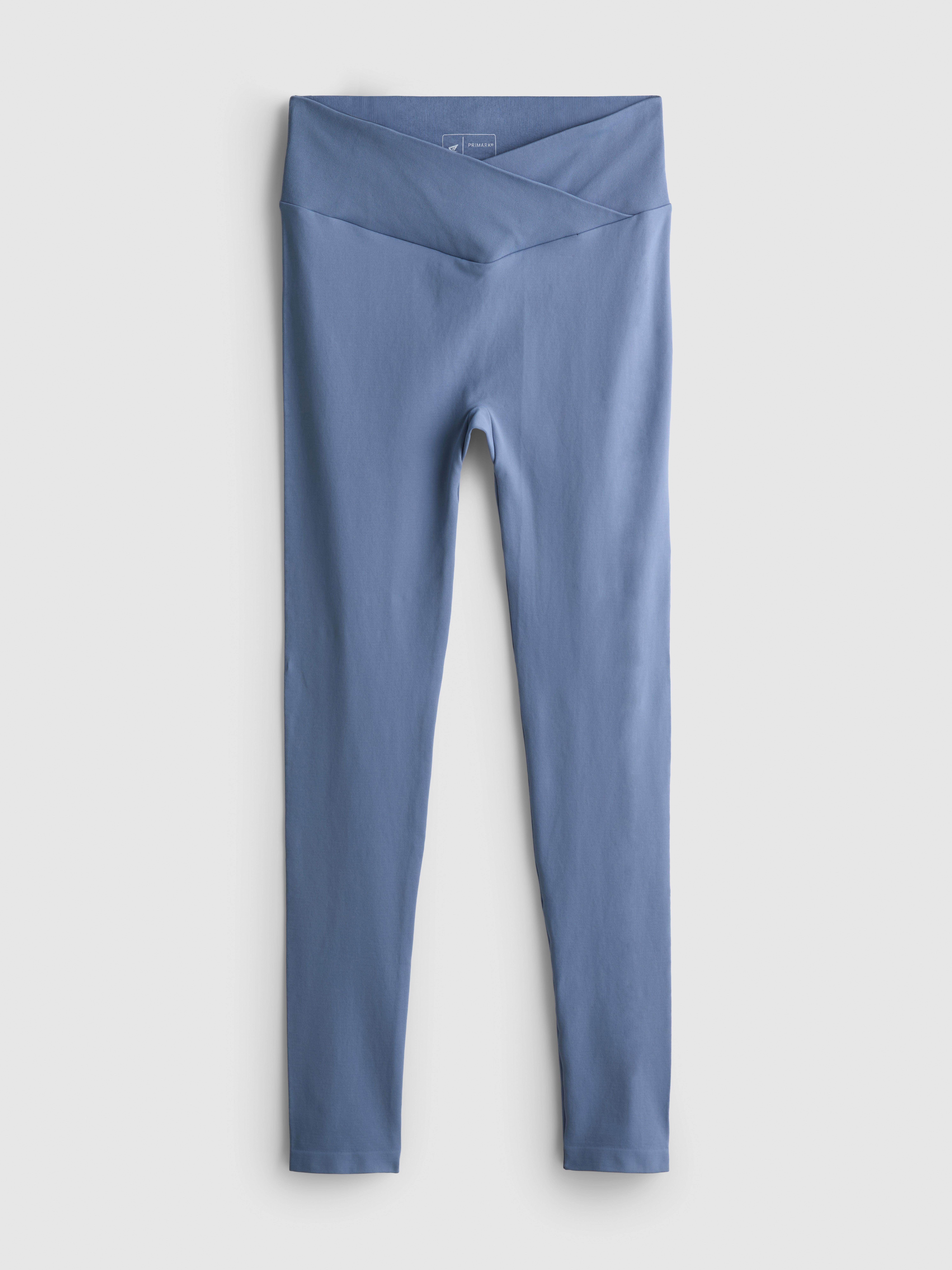 Seamless Cross-Waistband Active Leggings