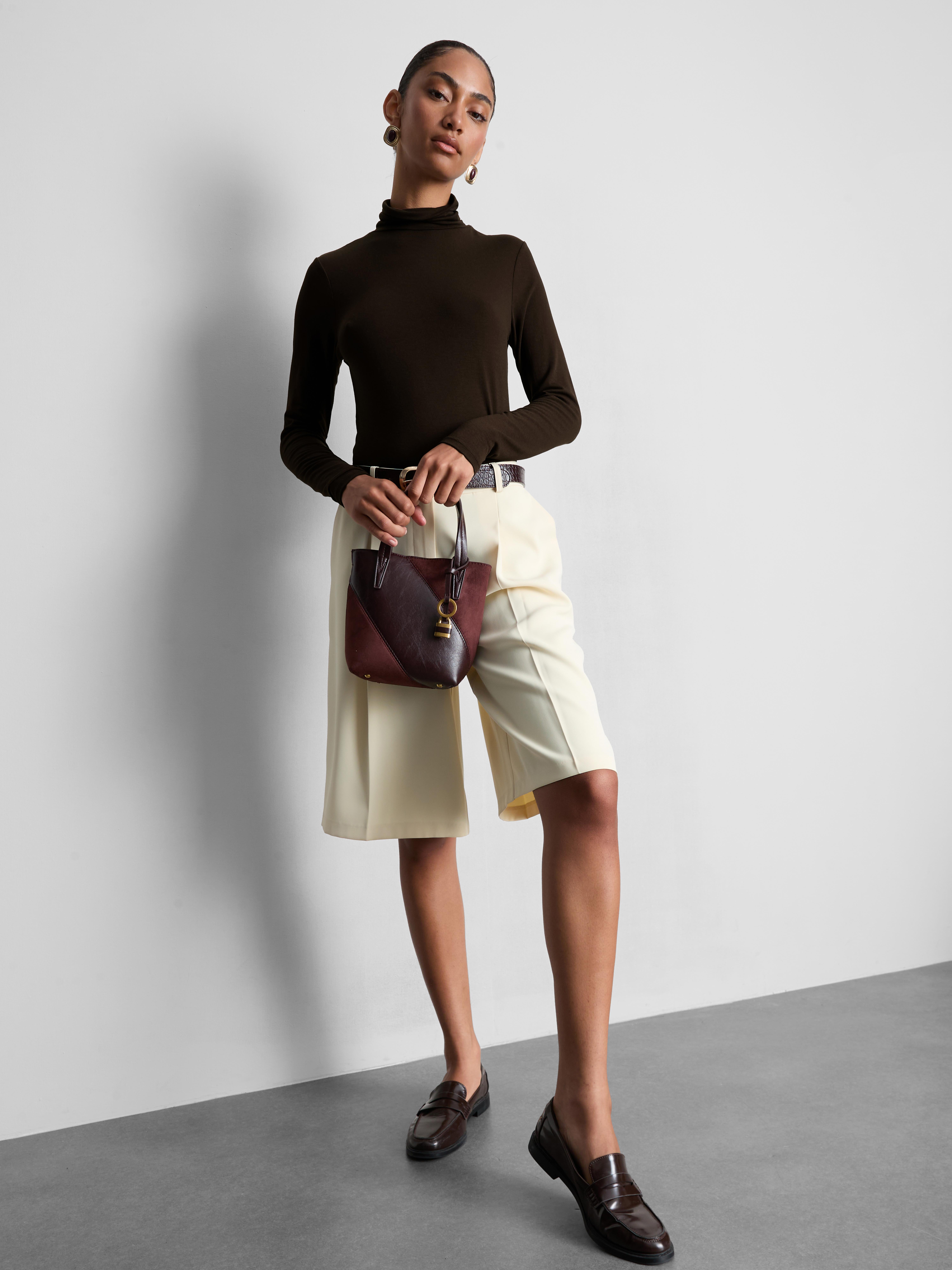 Long Sleeve Roll Neck Top