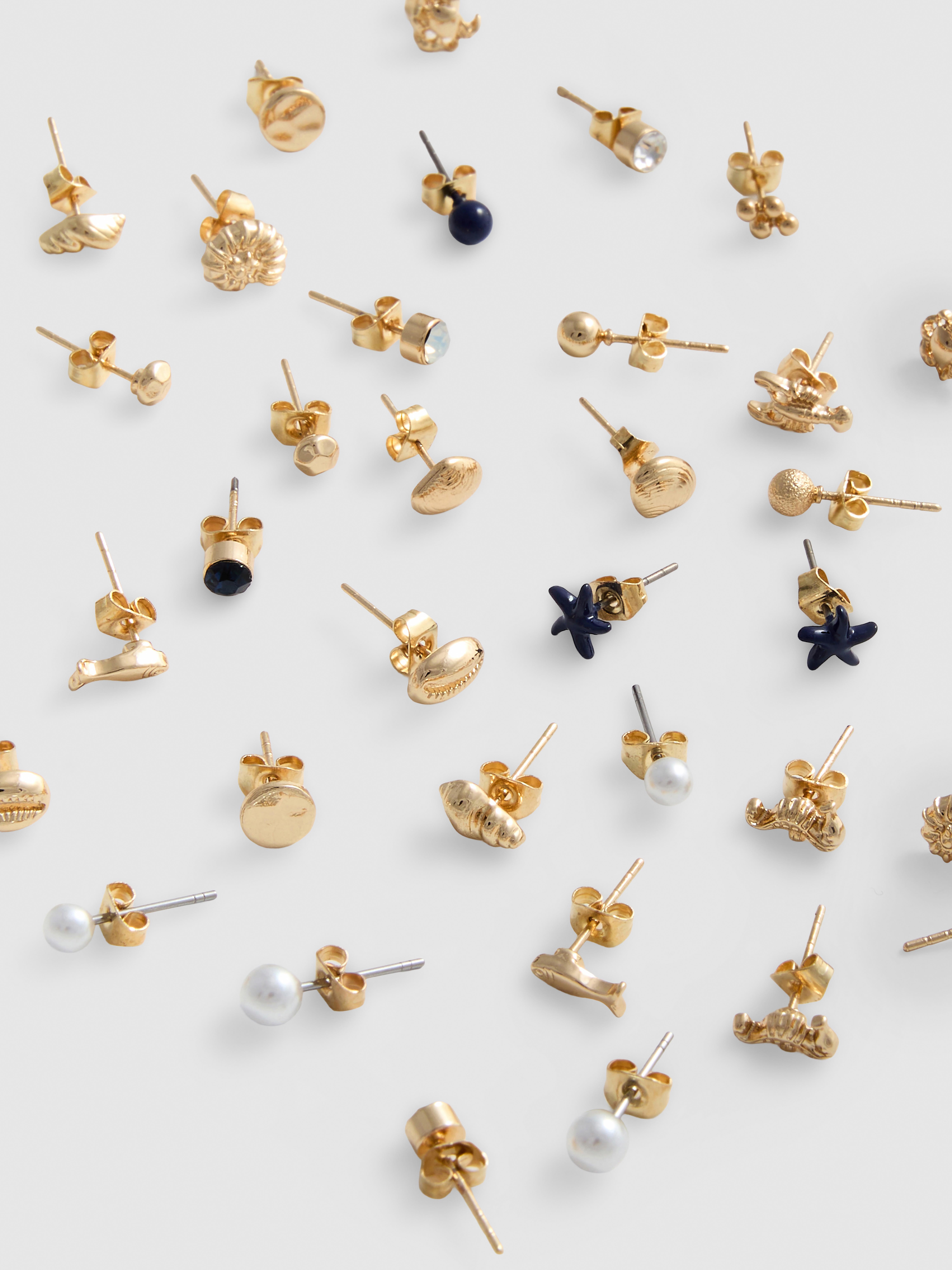 20pk Sea Life Stud Earrings