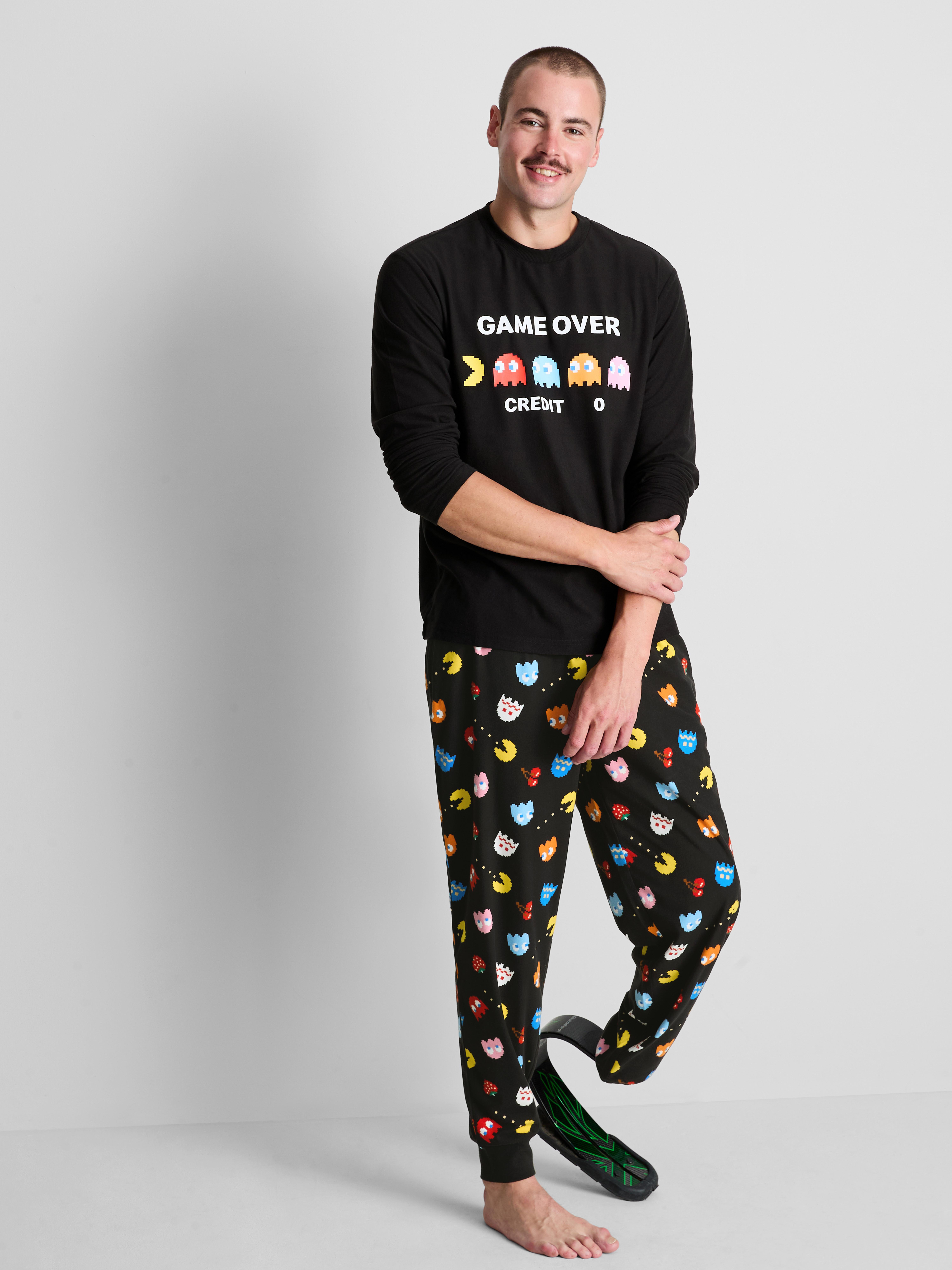 PAC-MAN Game Over Long Sleeve Pyjama Set