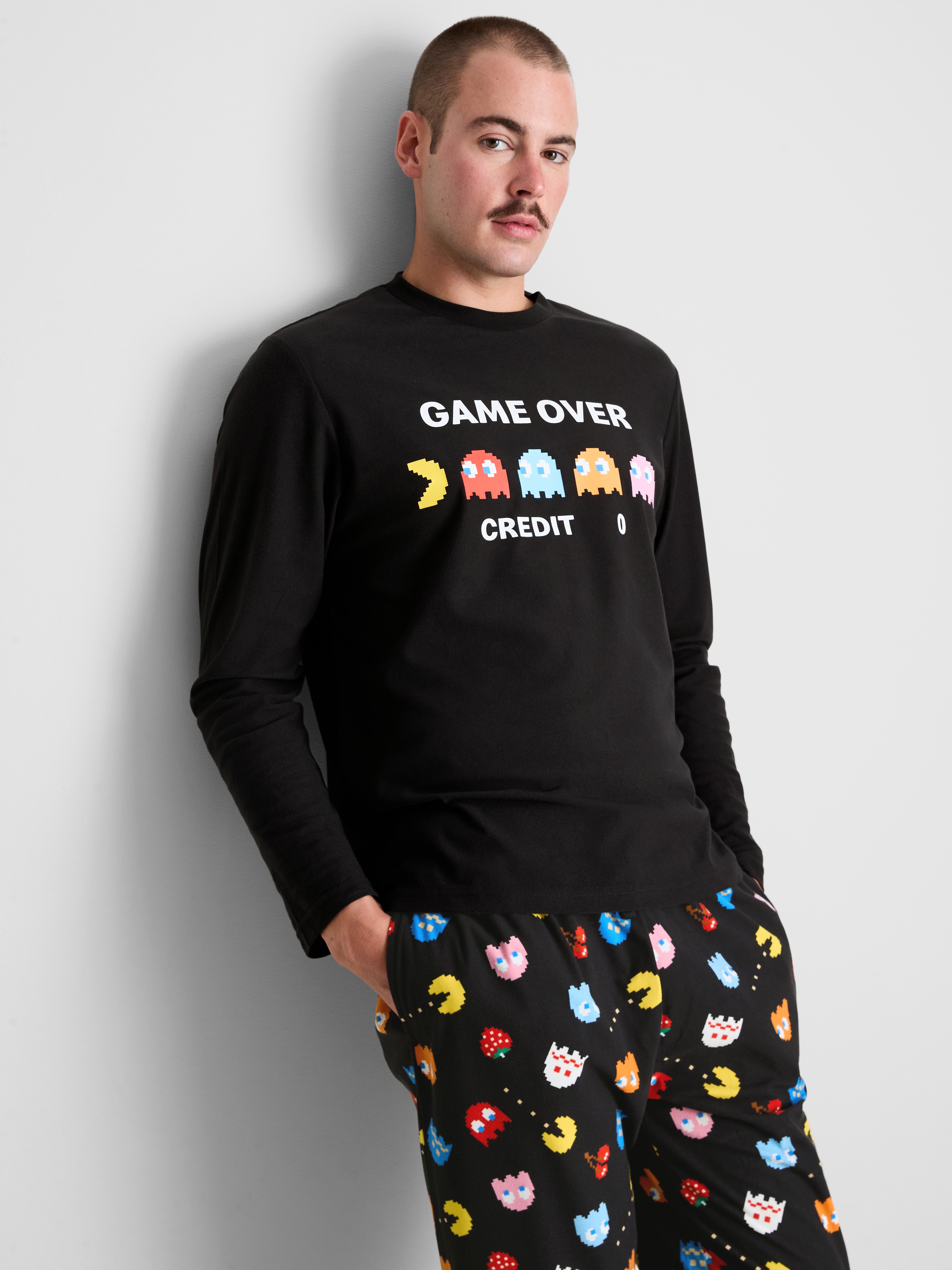 PAC-MAN Game Over Long Sleeve Pyjama Set