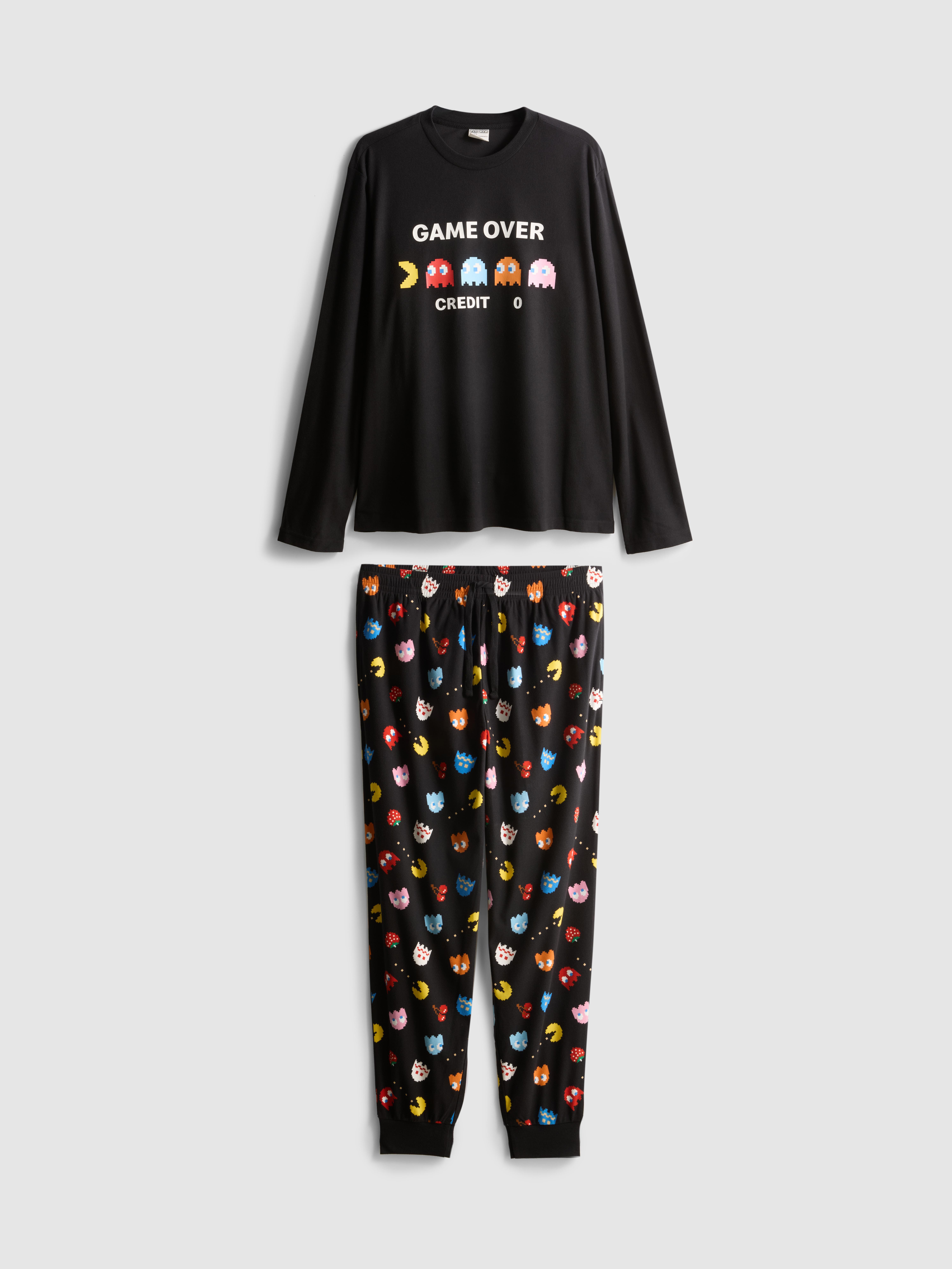 PAC-MAN Game Over Long Sleeve Pyjama Set
