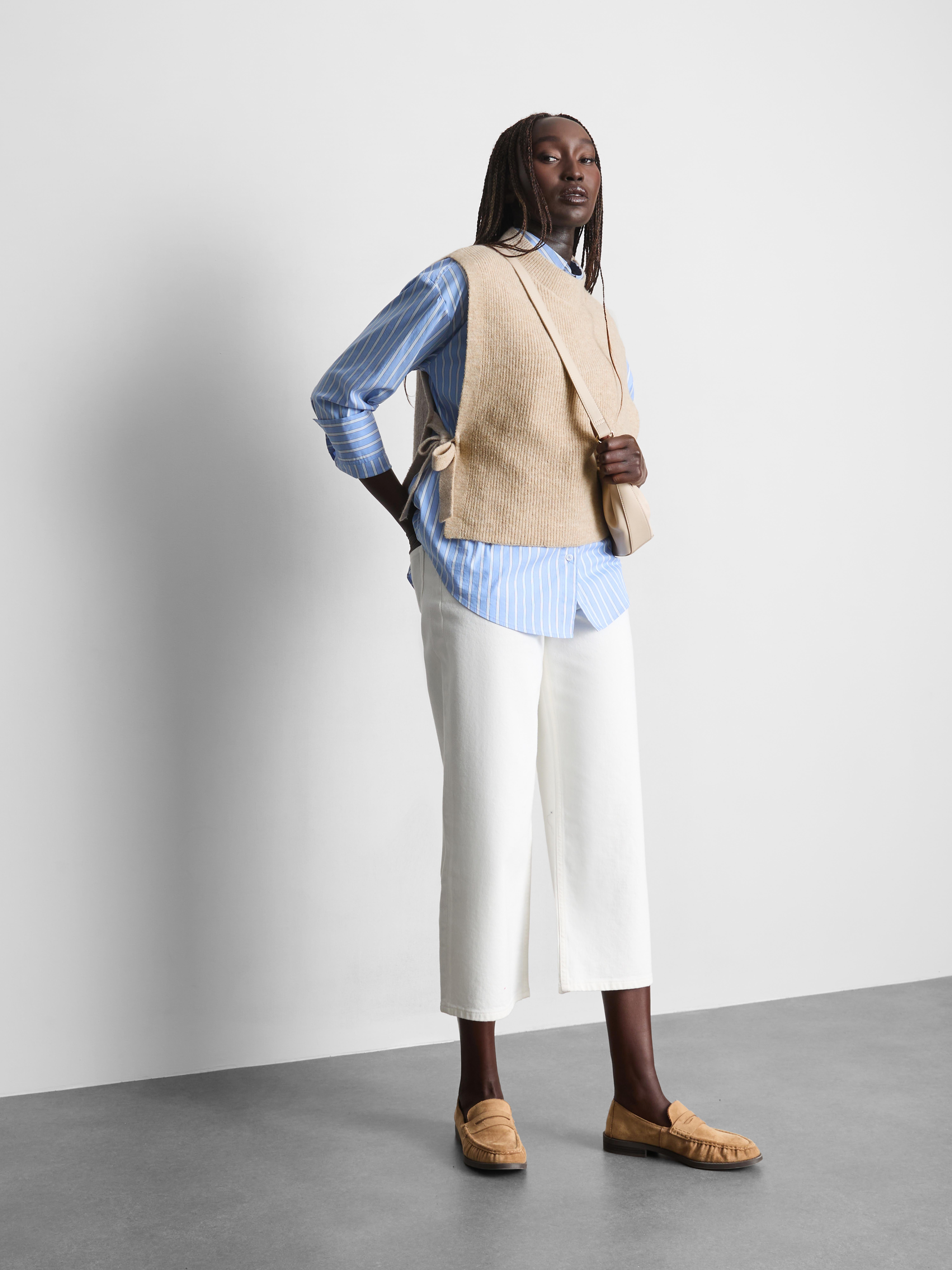 Rib-Knit Bib