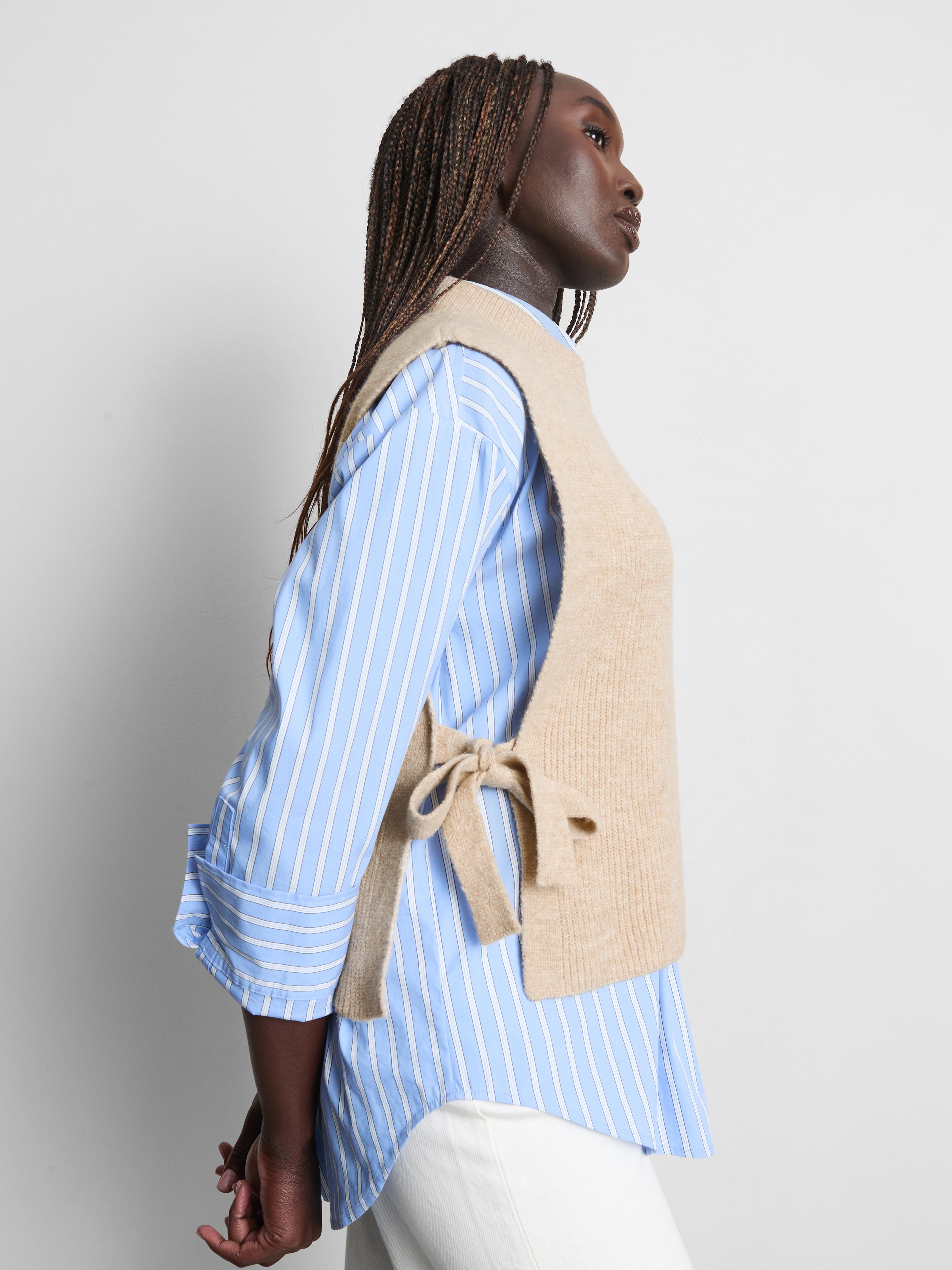 Rib-Knit Bib