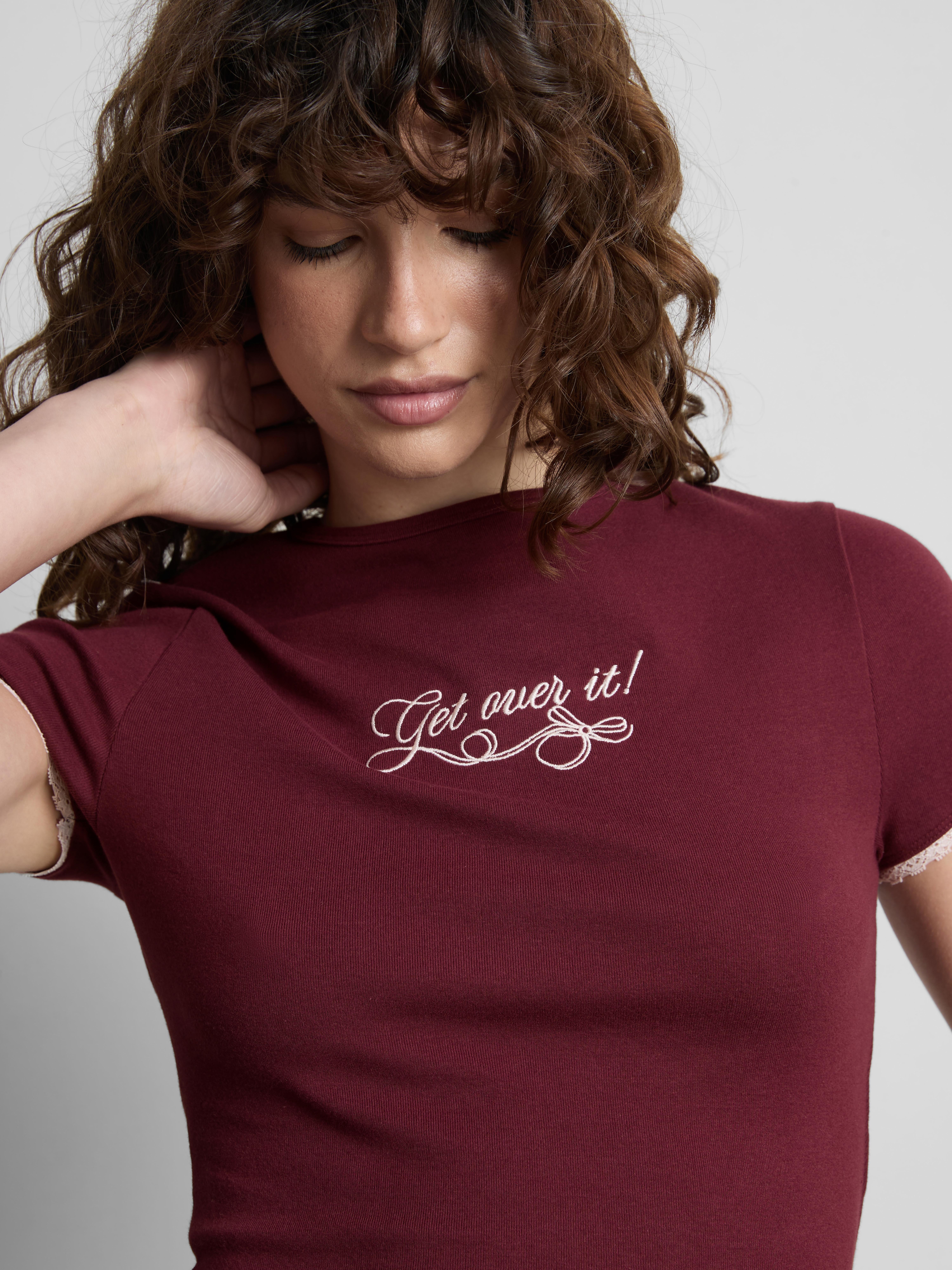 The Primark Scene | Cotton Rich Lace Trim Baby Tee