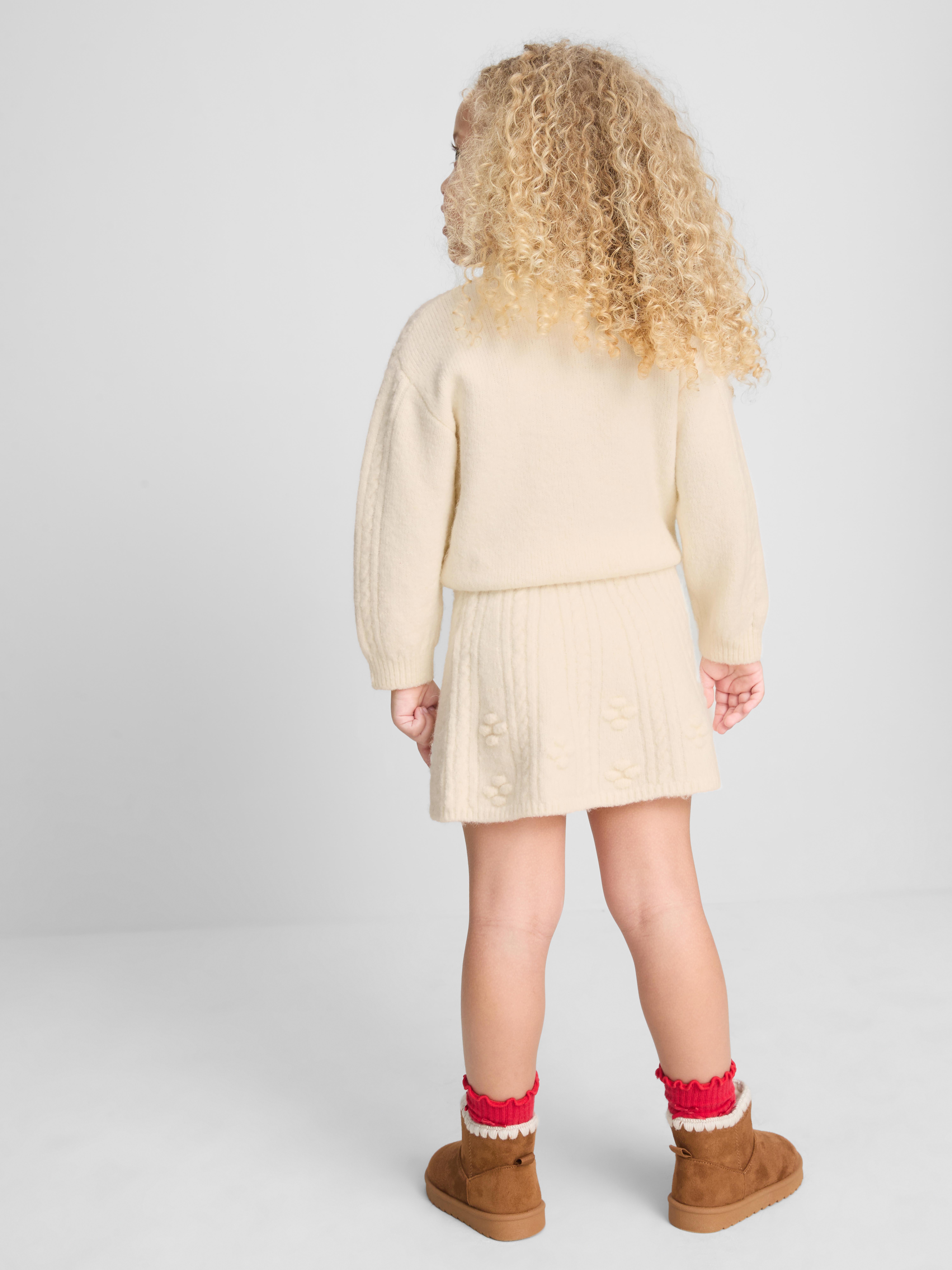1-9yrs | Christmas Sweater and Knit Skirt Set
