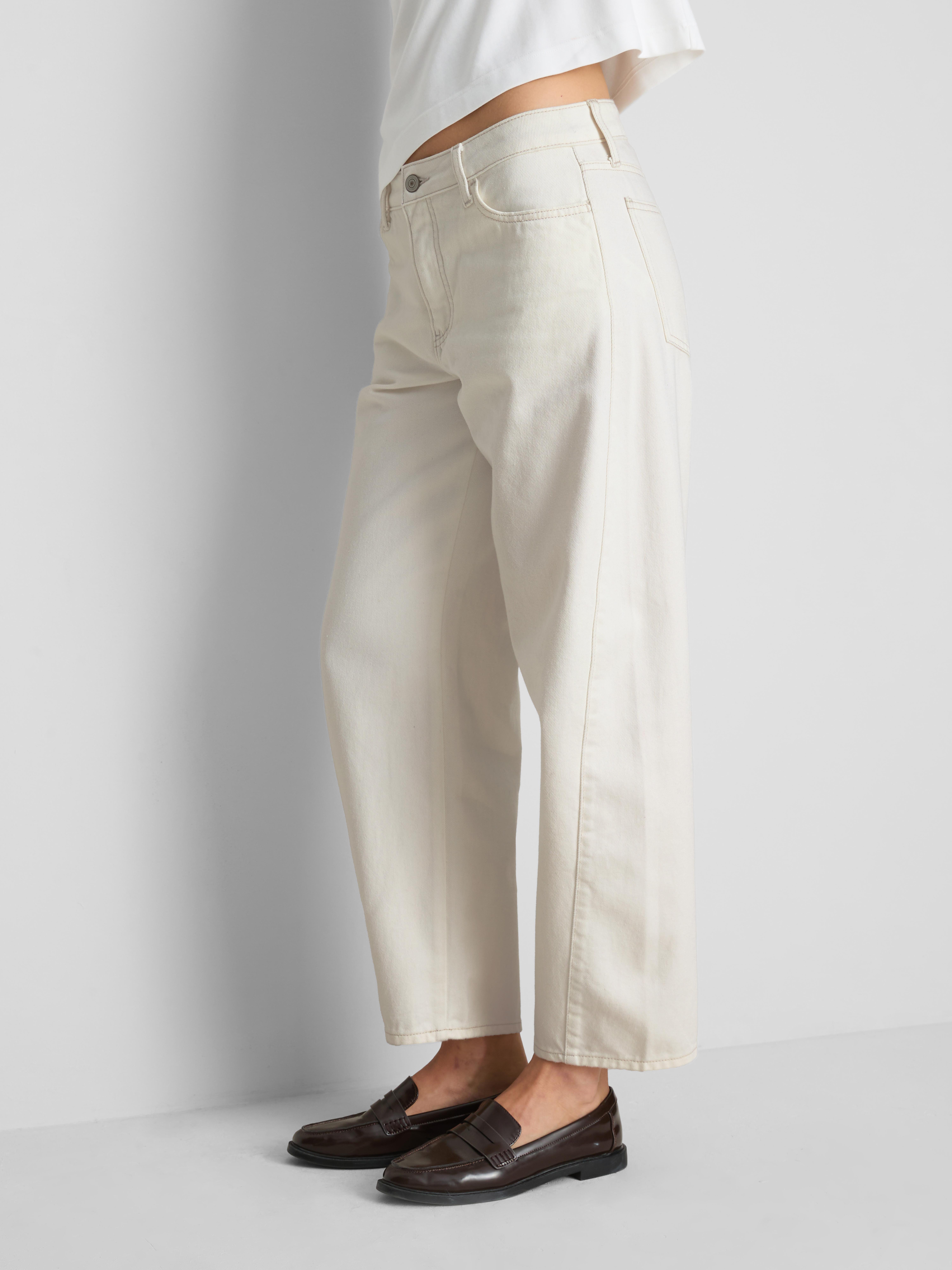 Cotton Rich Barrel Leg Jeans