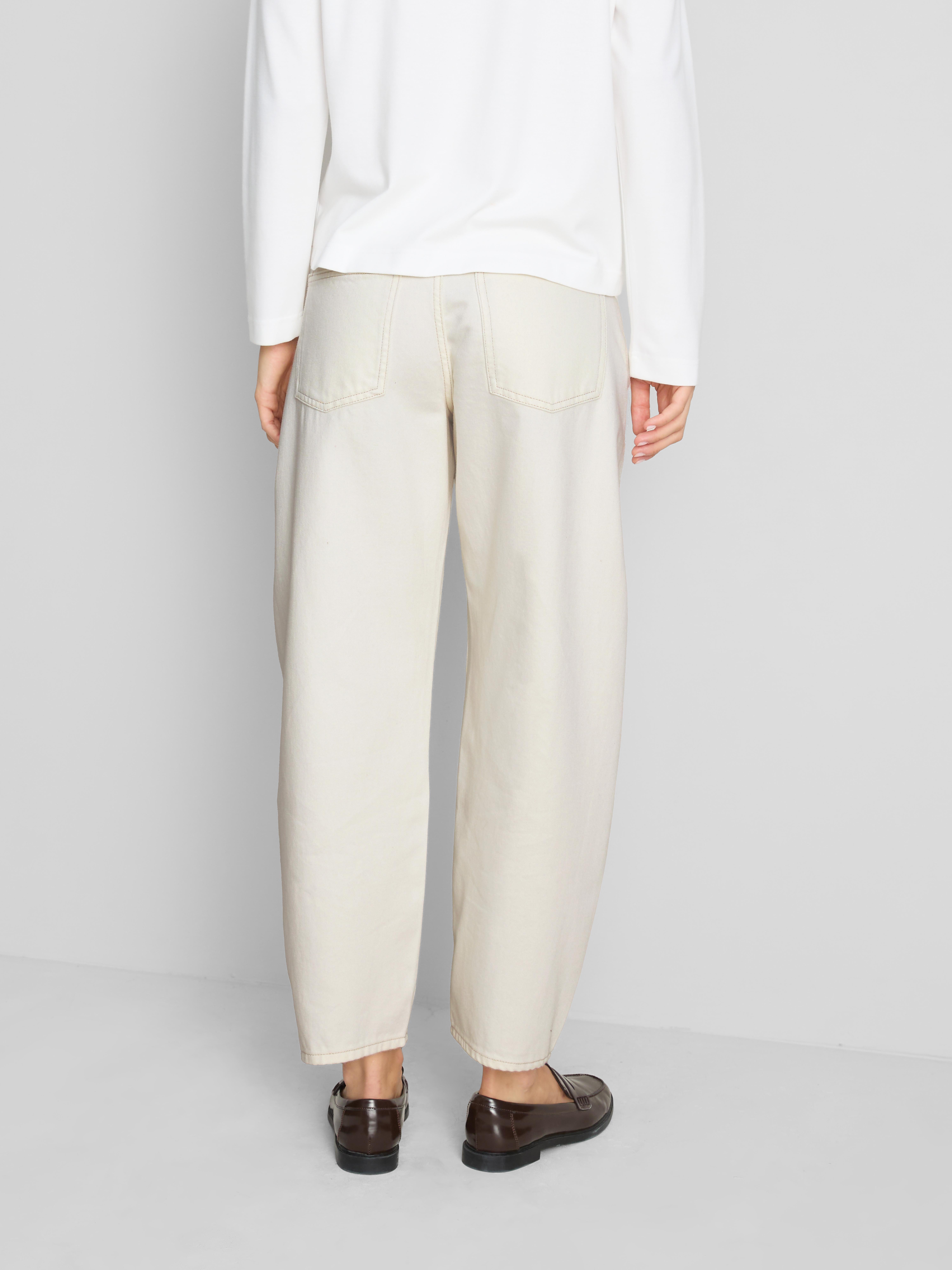 Cotton Rich Barrel Leg Jeans