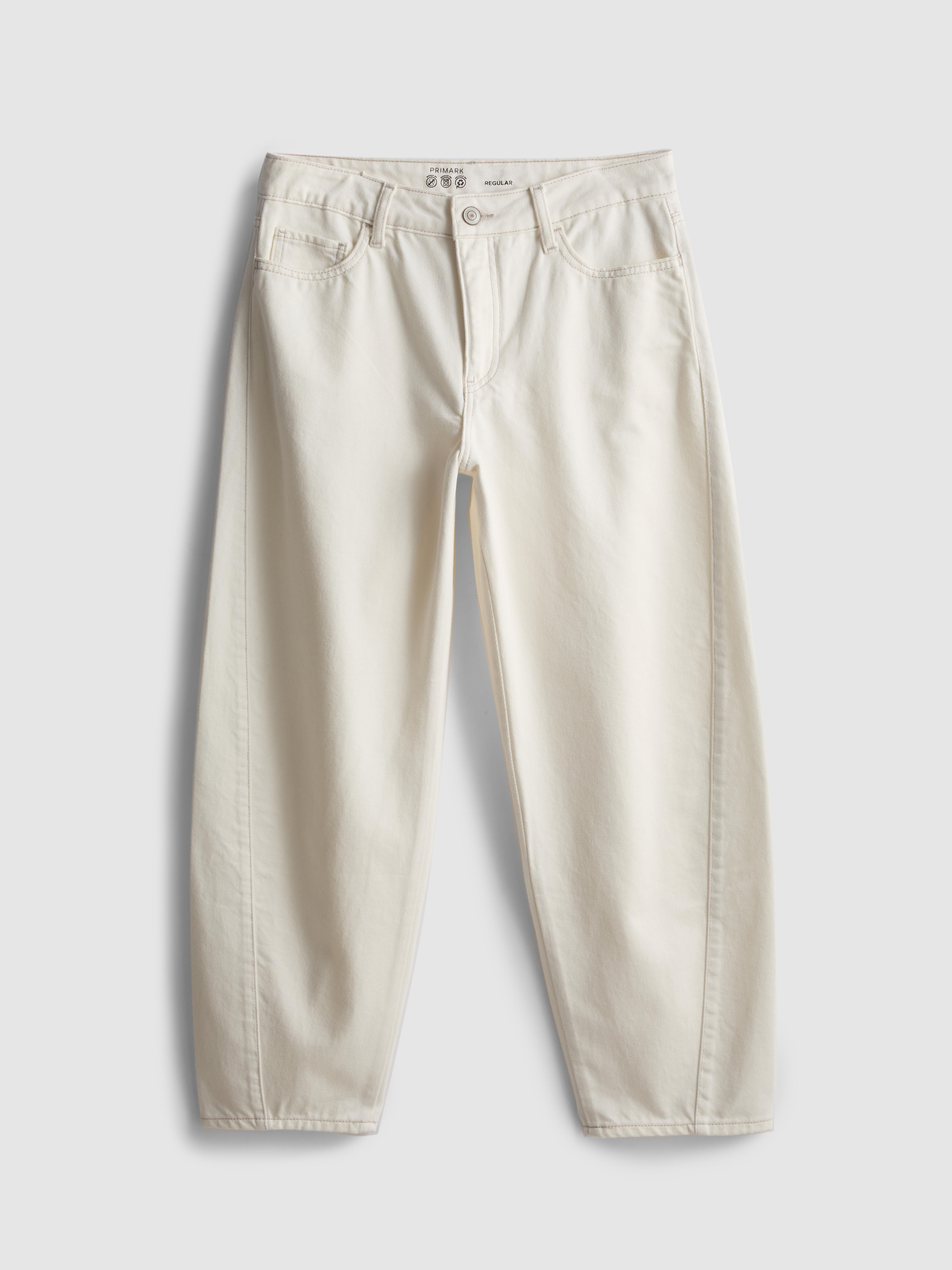 Cotton Rich Barrel Leg Jeans