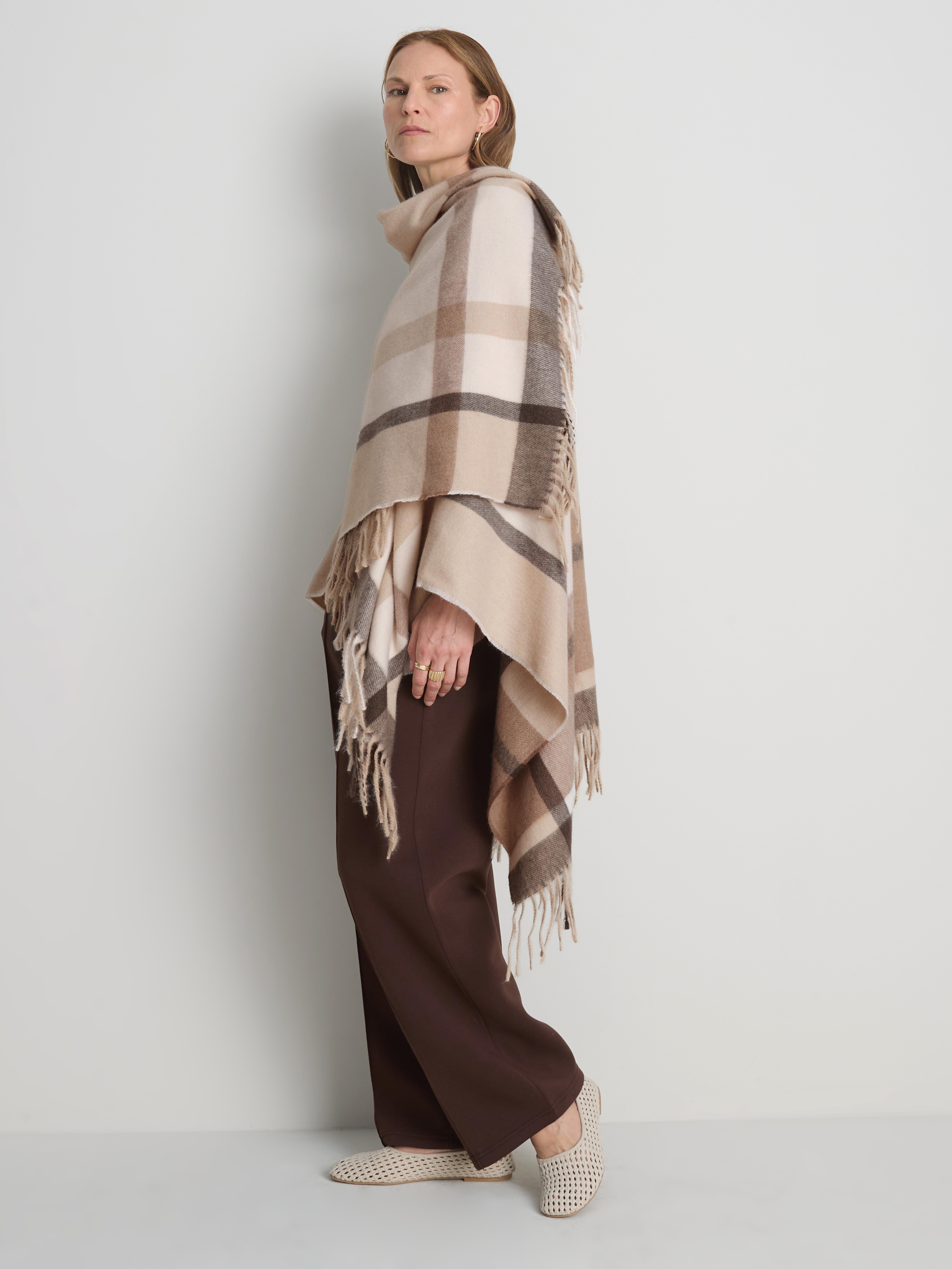 Plaid Blanket Scarf
