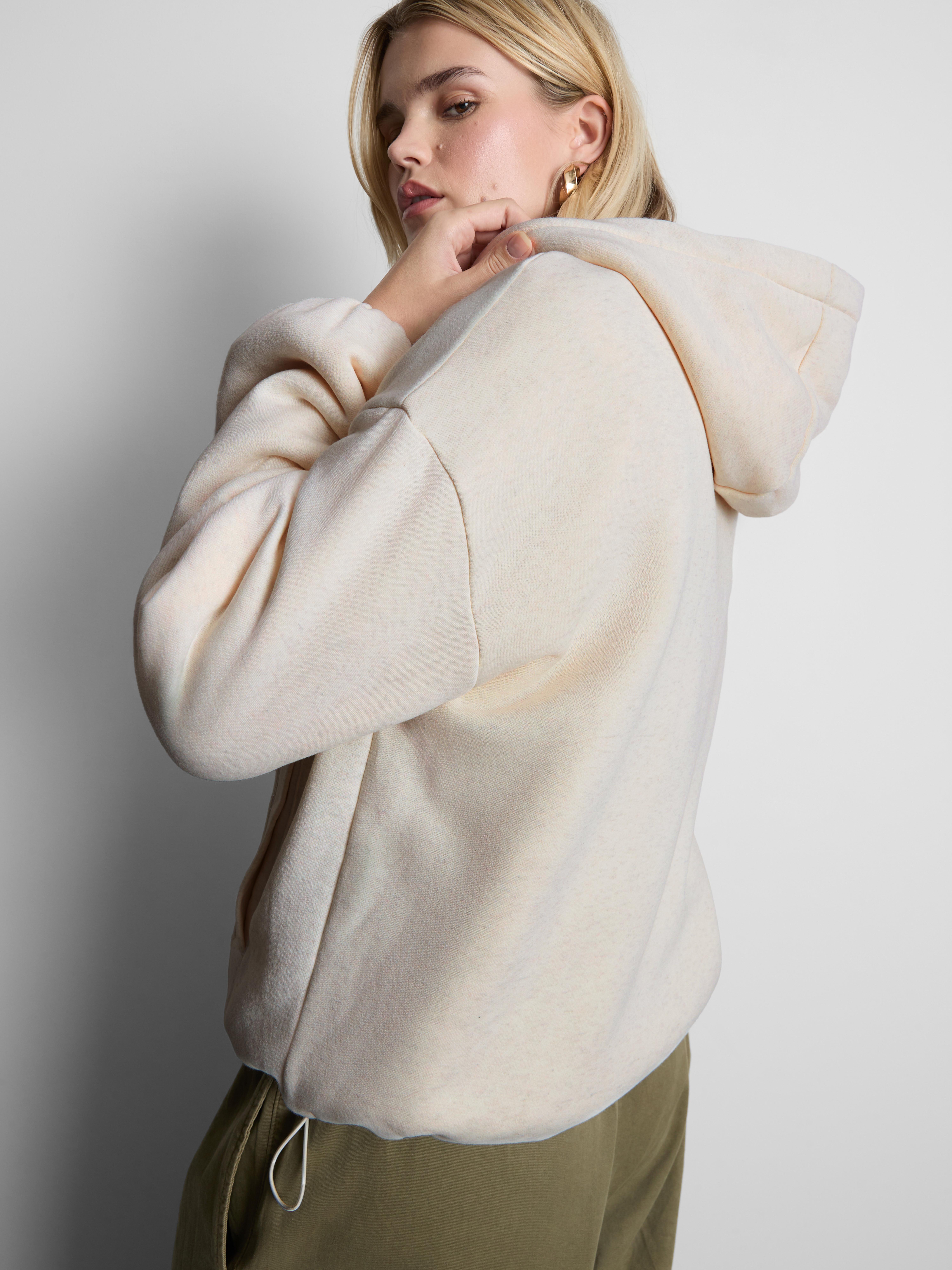 Borg-Lined Zip-Up Hoodie