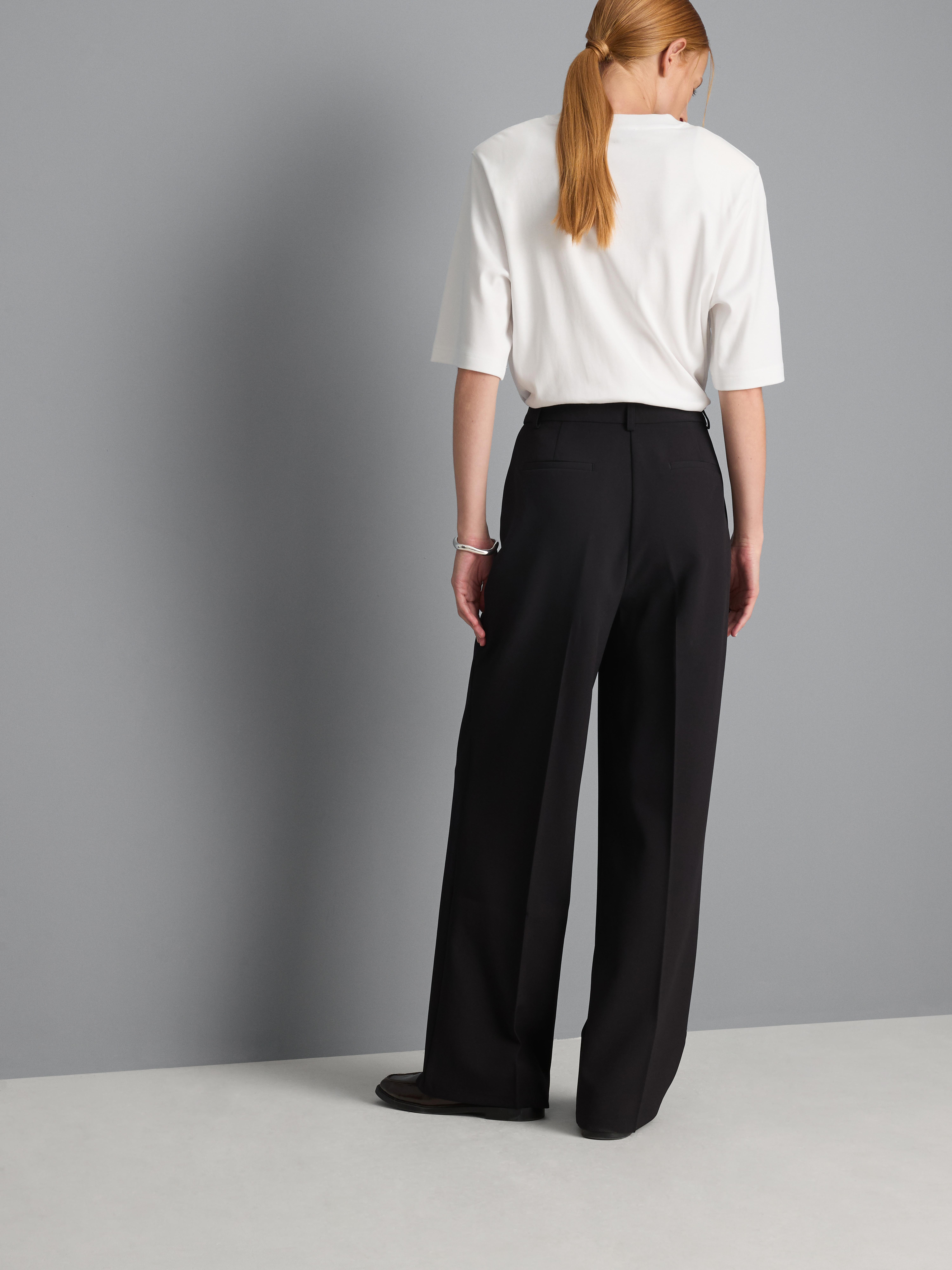 Pleated Wide Leg Pants
