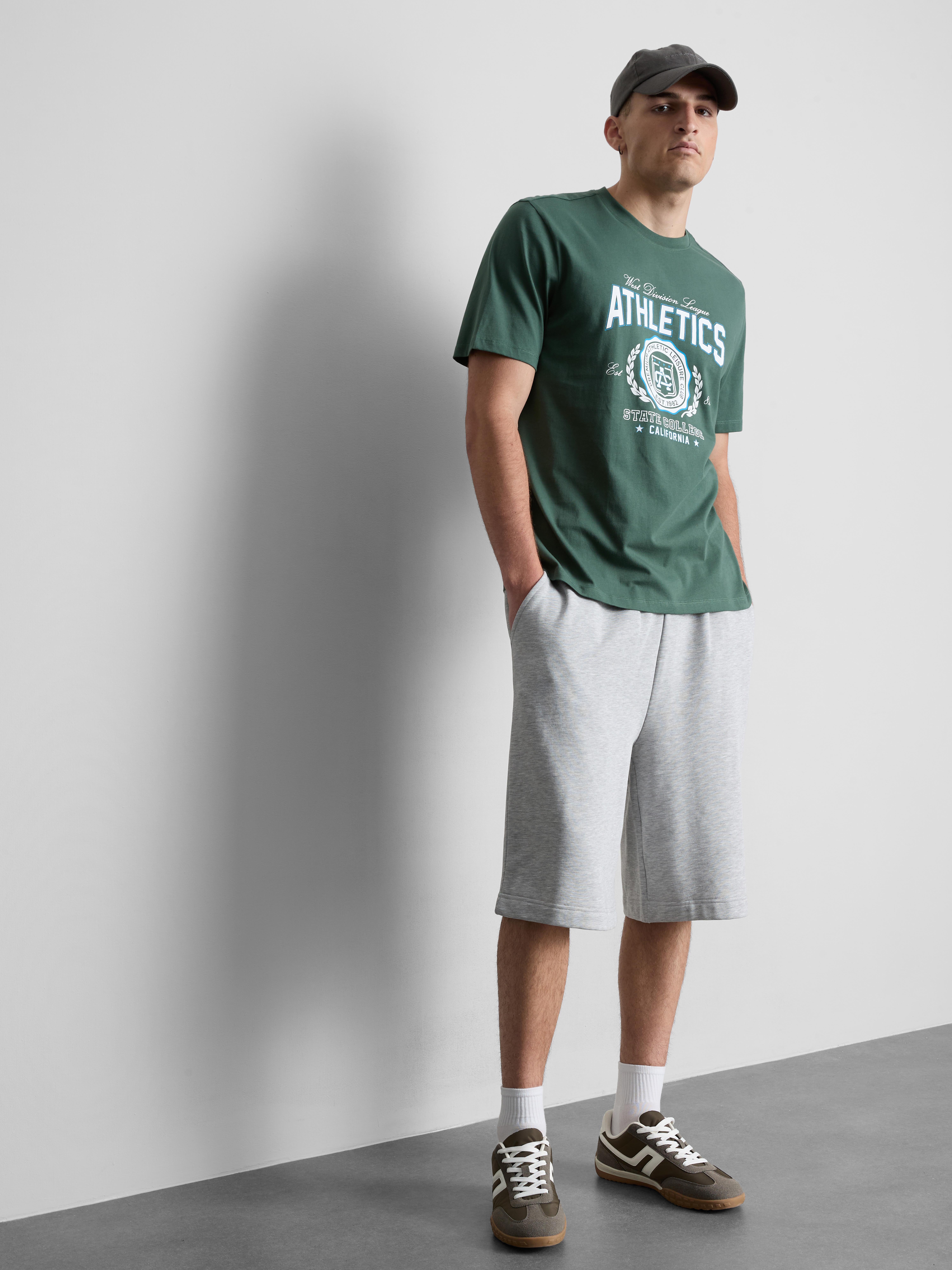 Tricou cu imprimeu Athletics