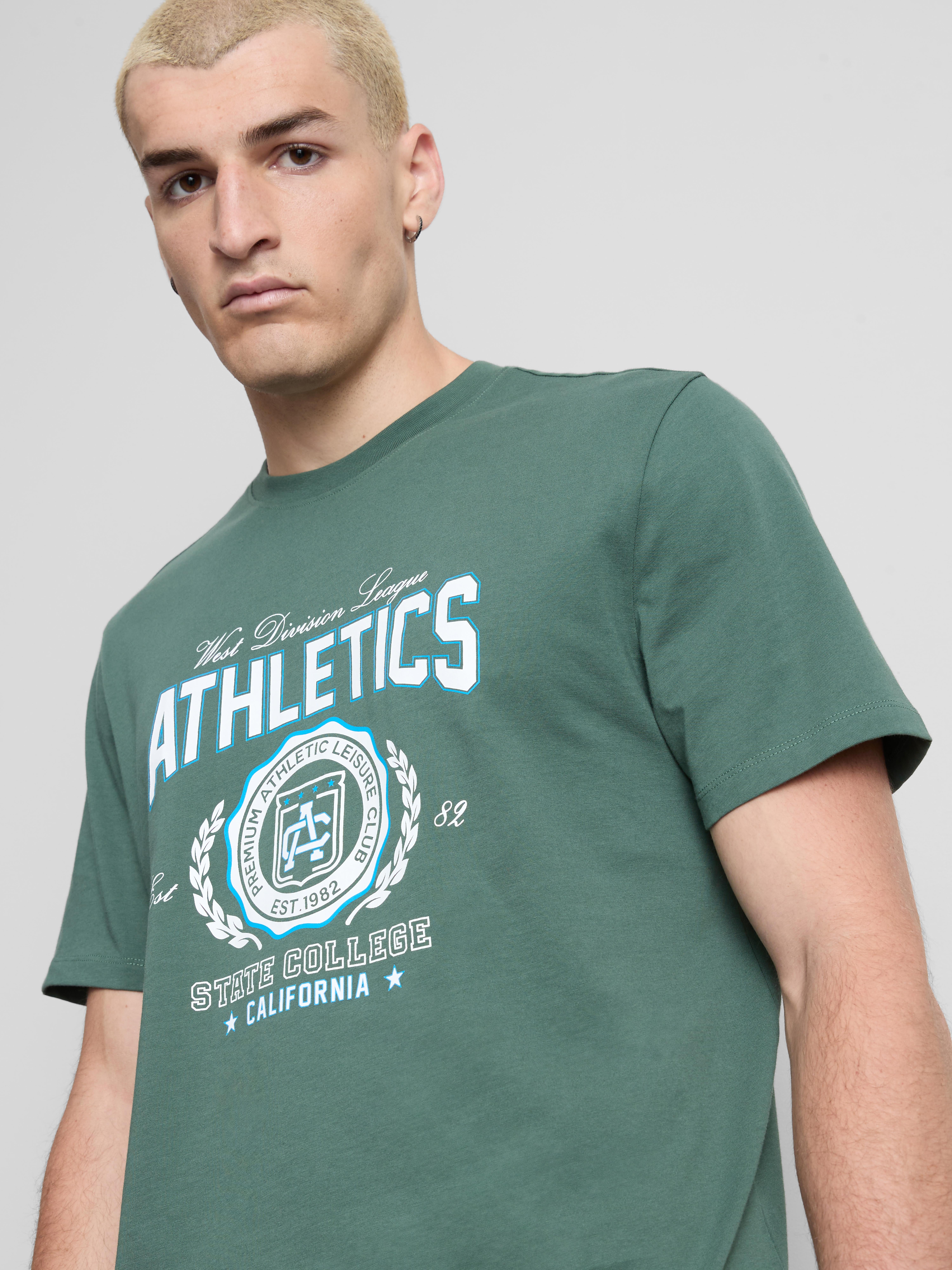 Tricou cu imprimeu Athletics