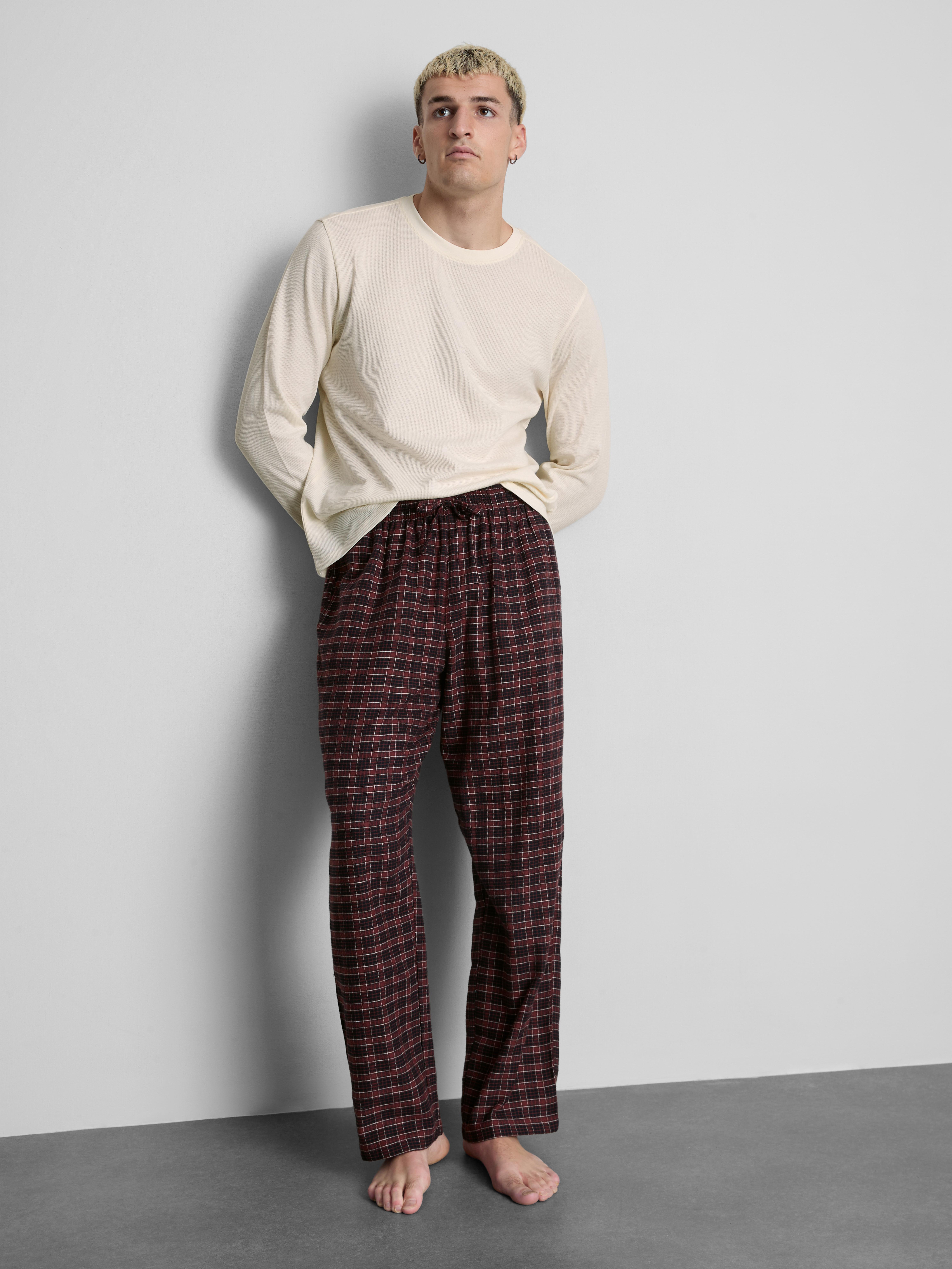 Pure Cotton Check Pajama Set