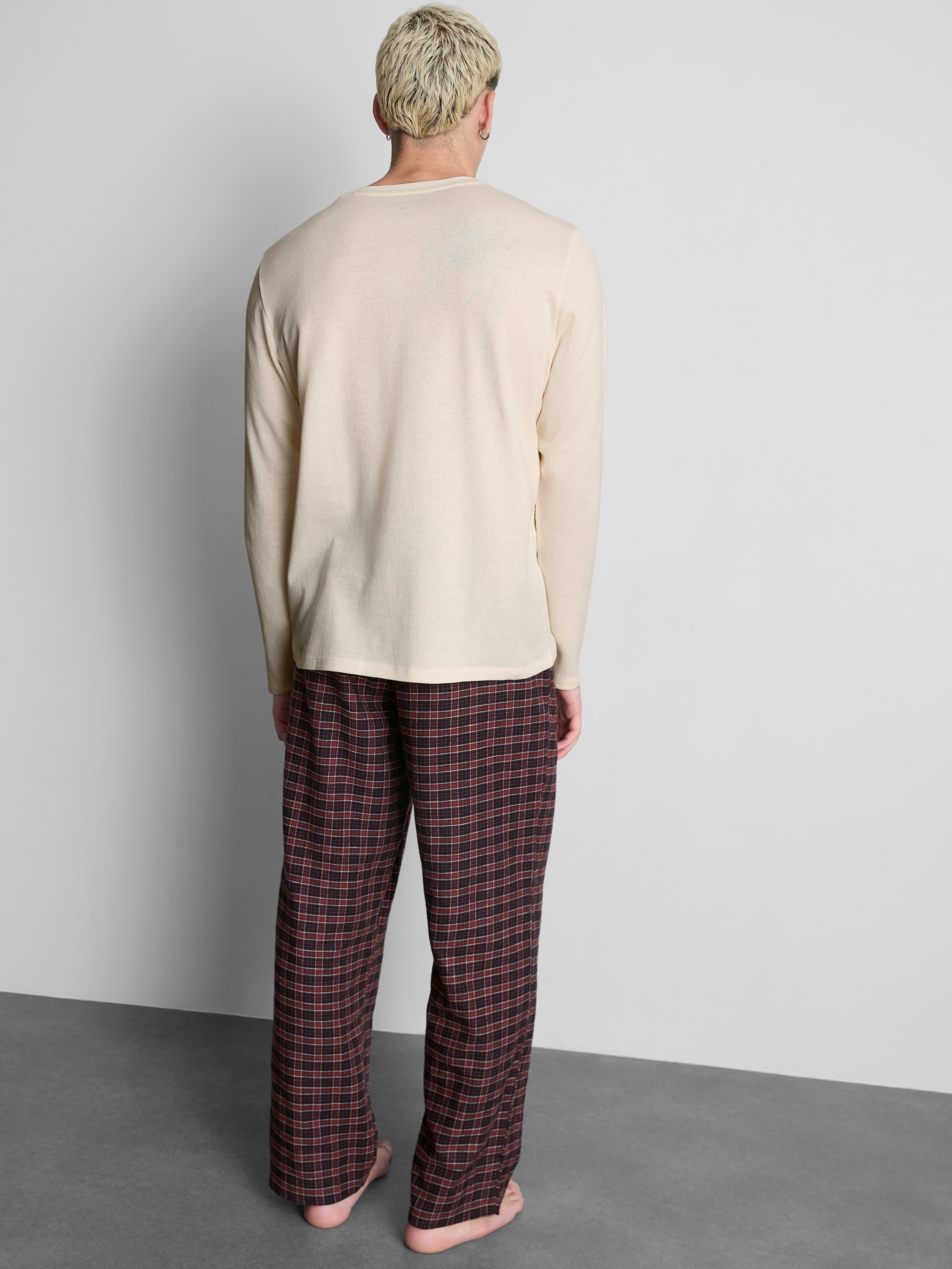 Pure Cotton Check Pajama Set