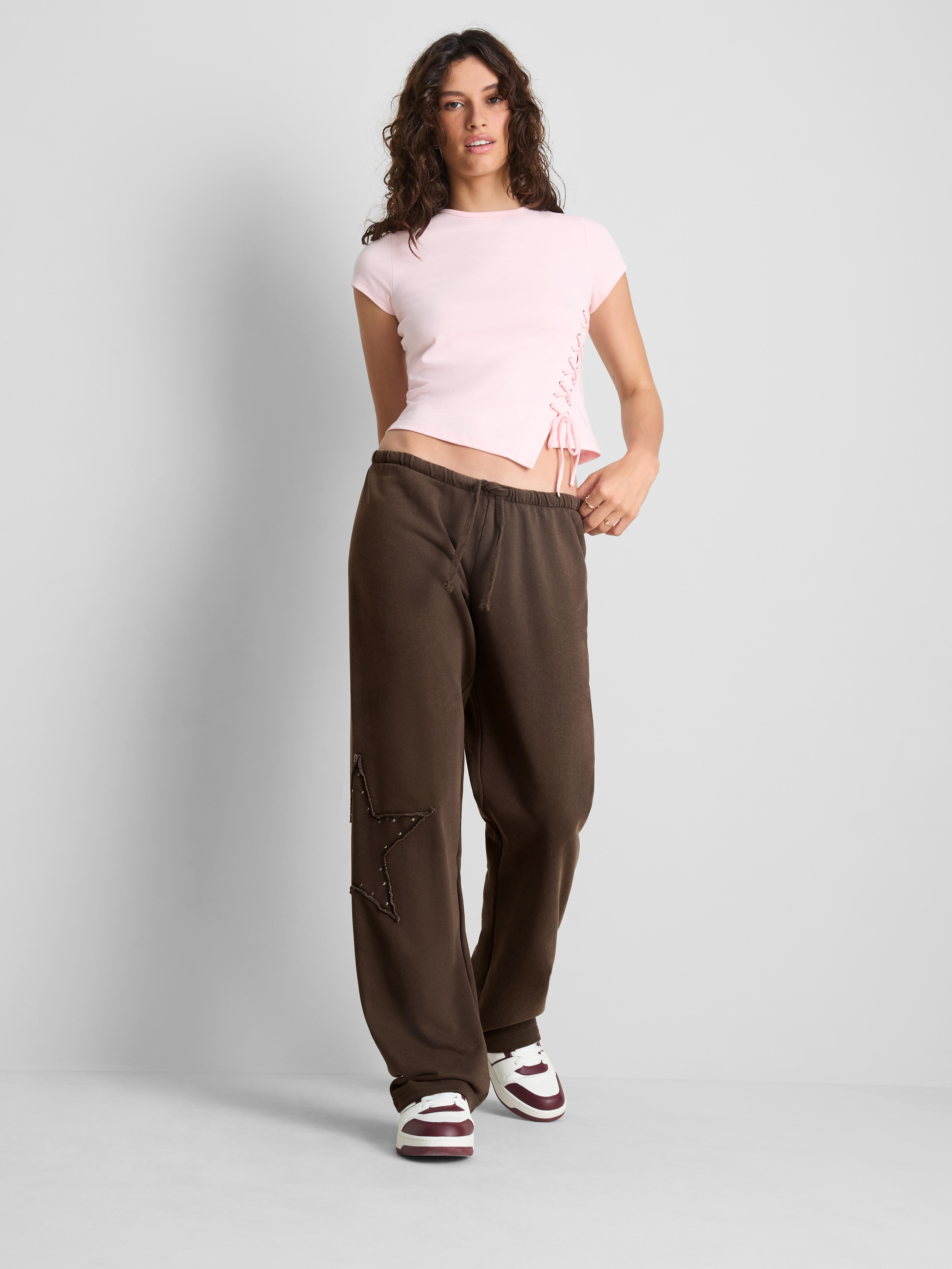 The Primark Scene | Cotton Rich Studded Appliqué Joggers