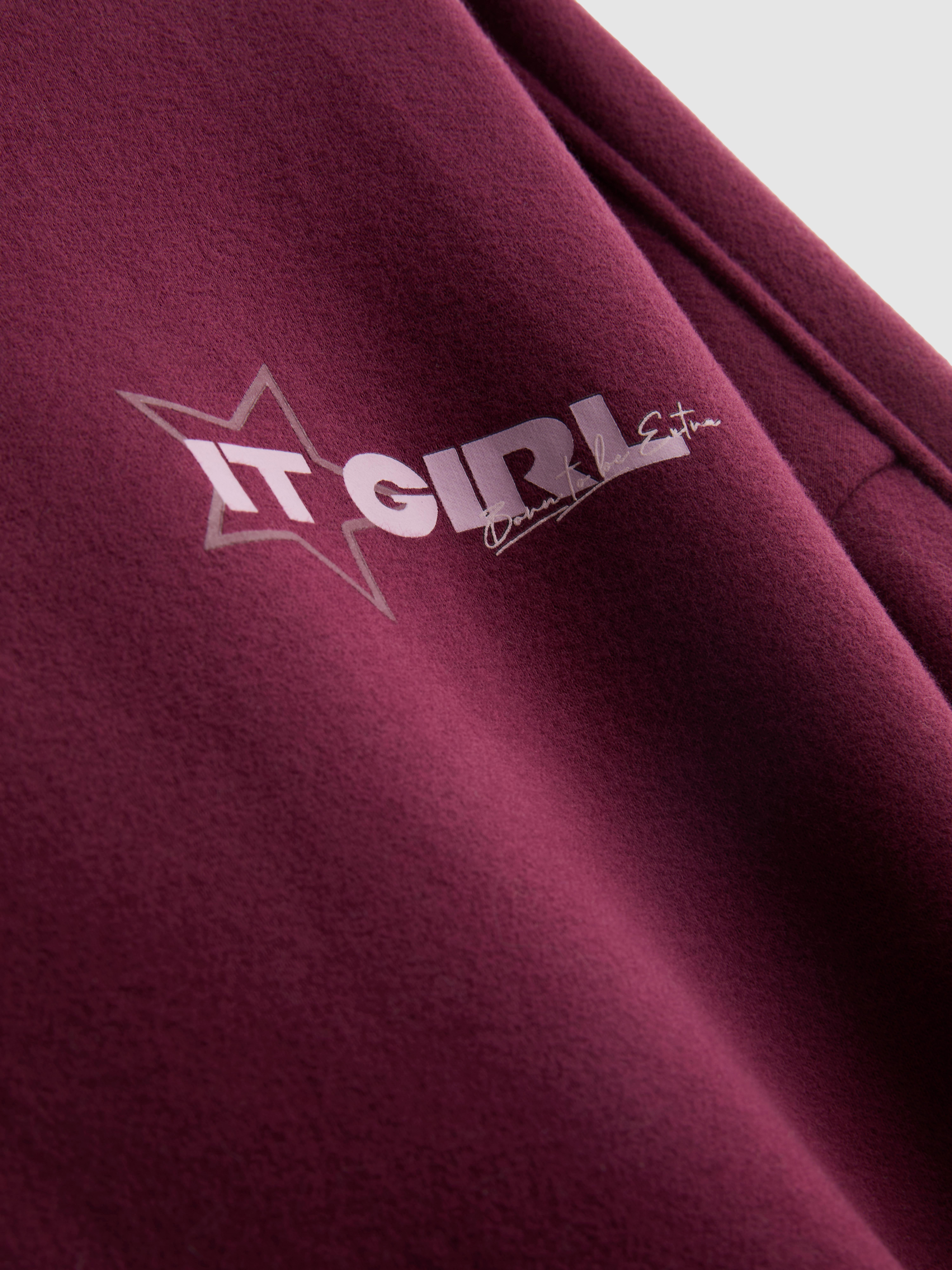 Cotton-Rich Slogan Hoodie