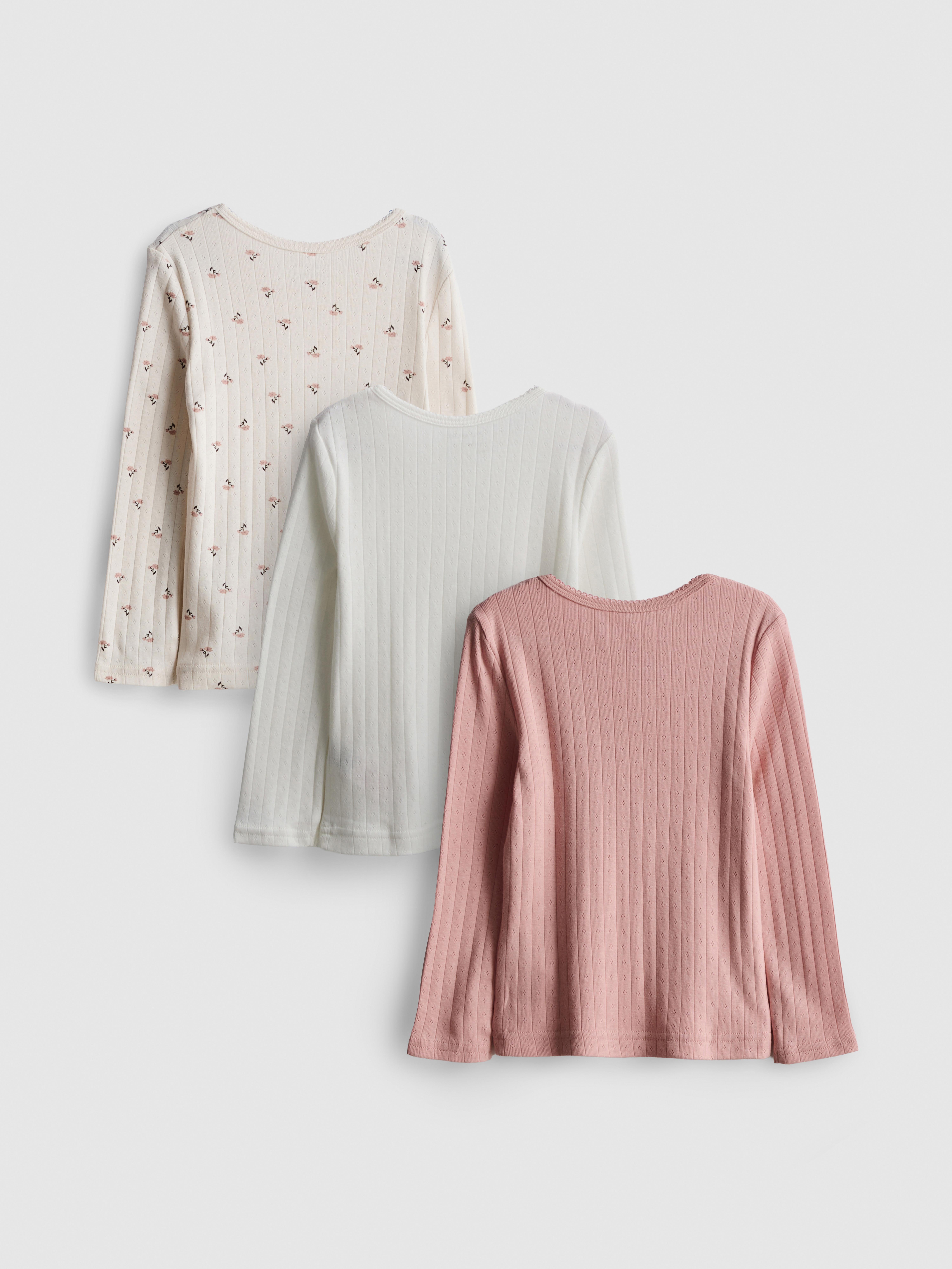 1.5-14yrs | 3pk Heat IQ Warm Thermal Long Sleeve Tops
