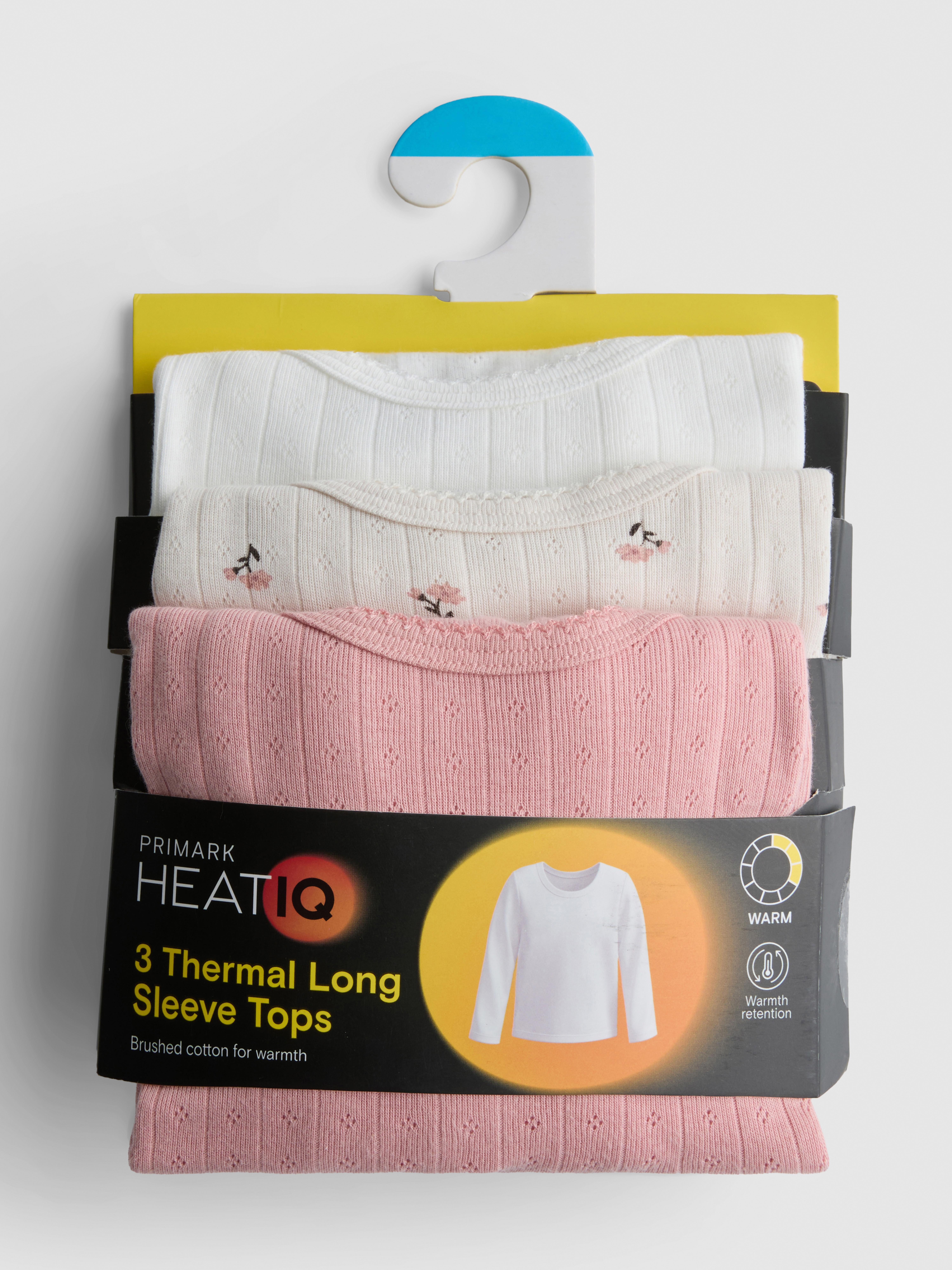 1.5-14yrs | 3pk Heat IQ Warm Thermal Long Sleeve Tops